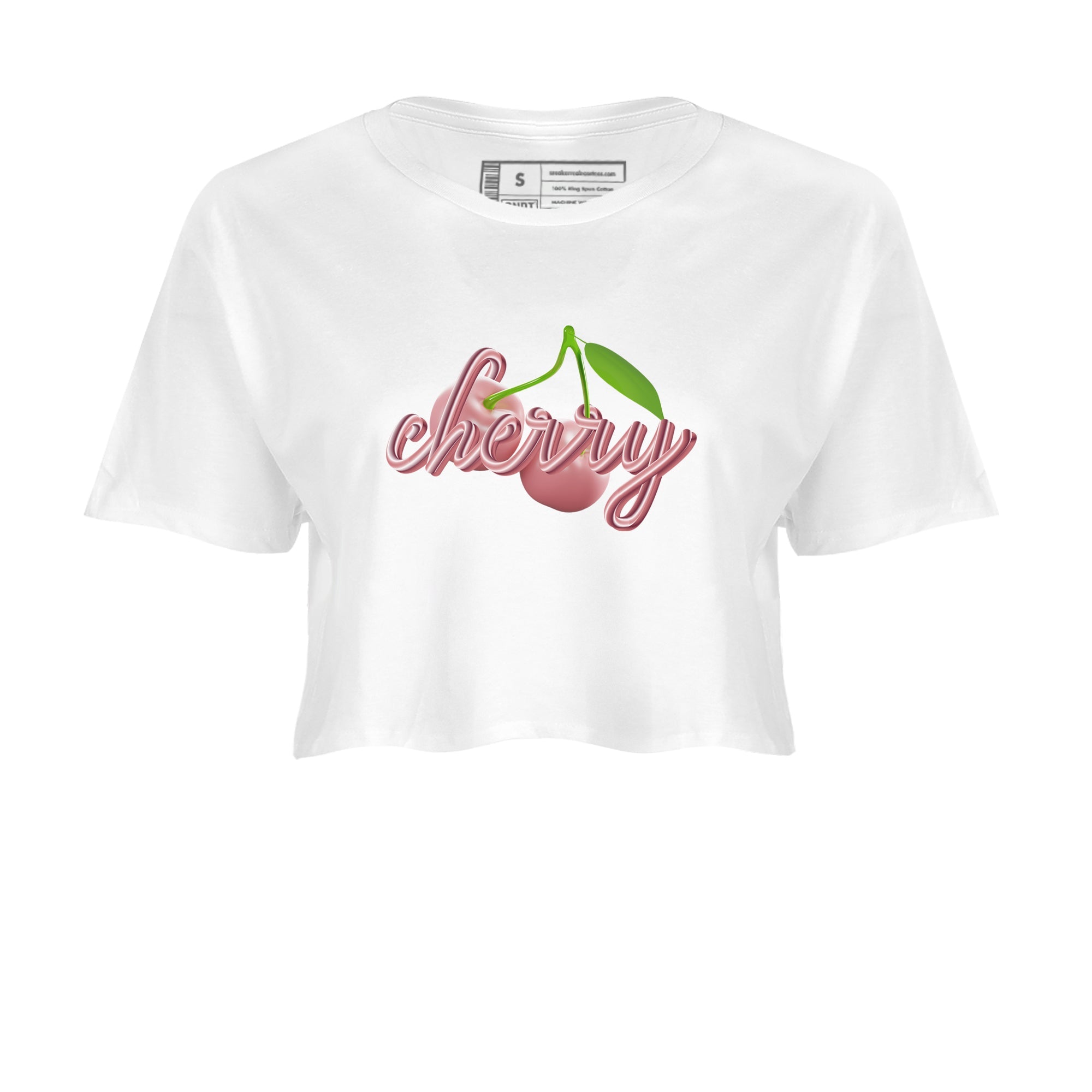 Dunk Valentines Day 2024 shirt to match jordans Cherry sneaker tees Dunk Happy Valentines Day 2024 Drip Gear Zone White 2 Crop T-Shirt