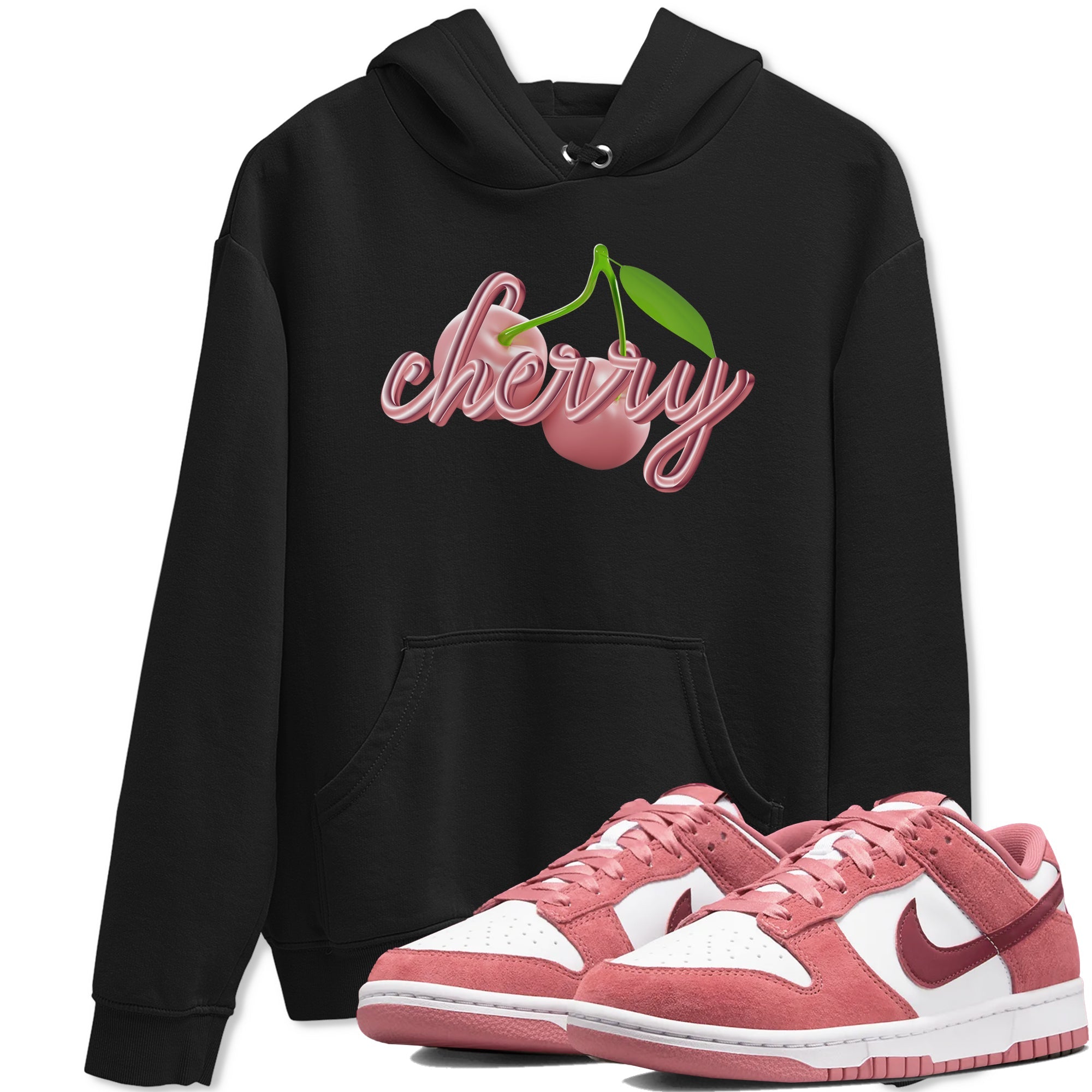 Dunk Valentines Day 2024 shirt to match jordans Cherry sneaker tees Dunk Happy Valentines Day 2024 Drip Gear Zone Unisex Black 1 T-Shirt