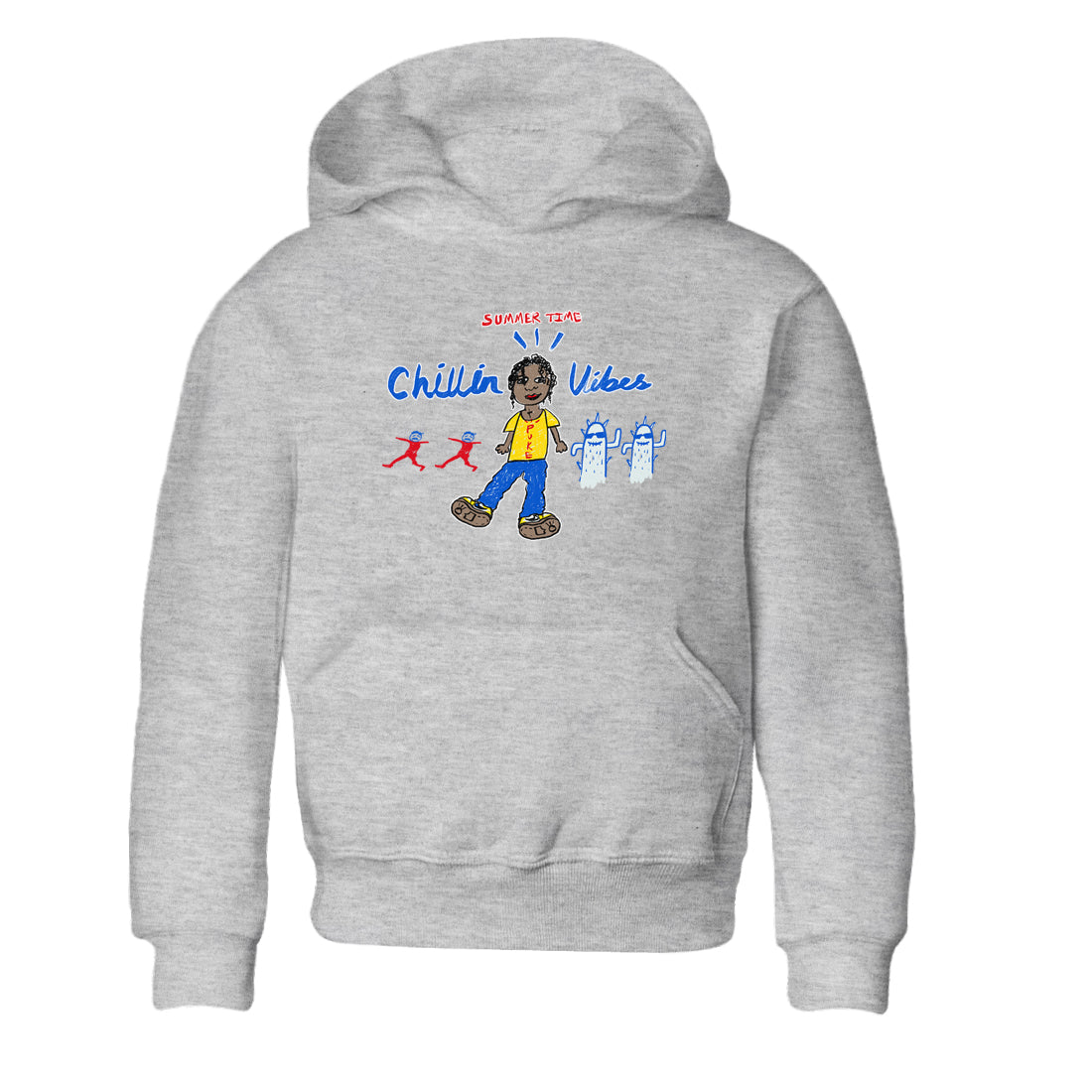 Air Jordan 1 Travis x Scott x Canary shirt to match jordans Chillin Vibes sneaker tees Air Jordan 1 Travis Scott Canary Drip Gear Zone baby toddler Heather Grey 2 cotton Shirt