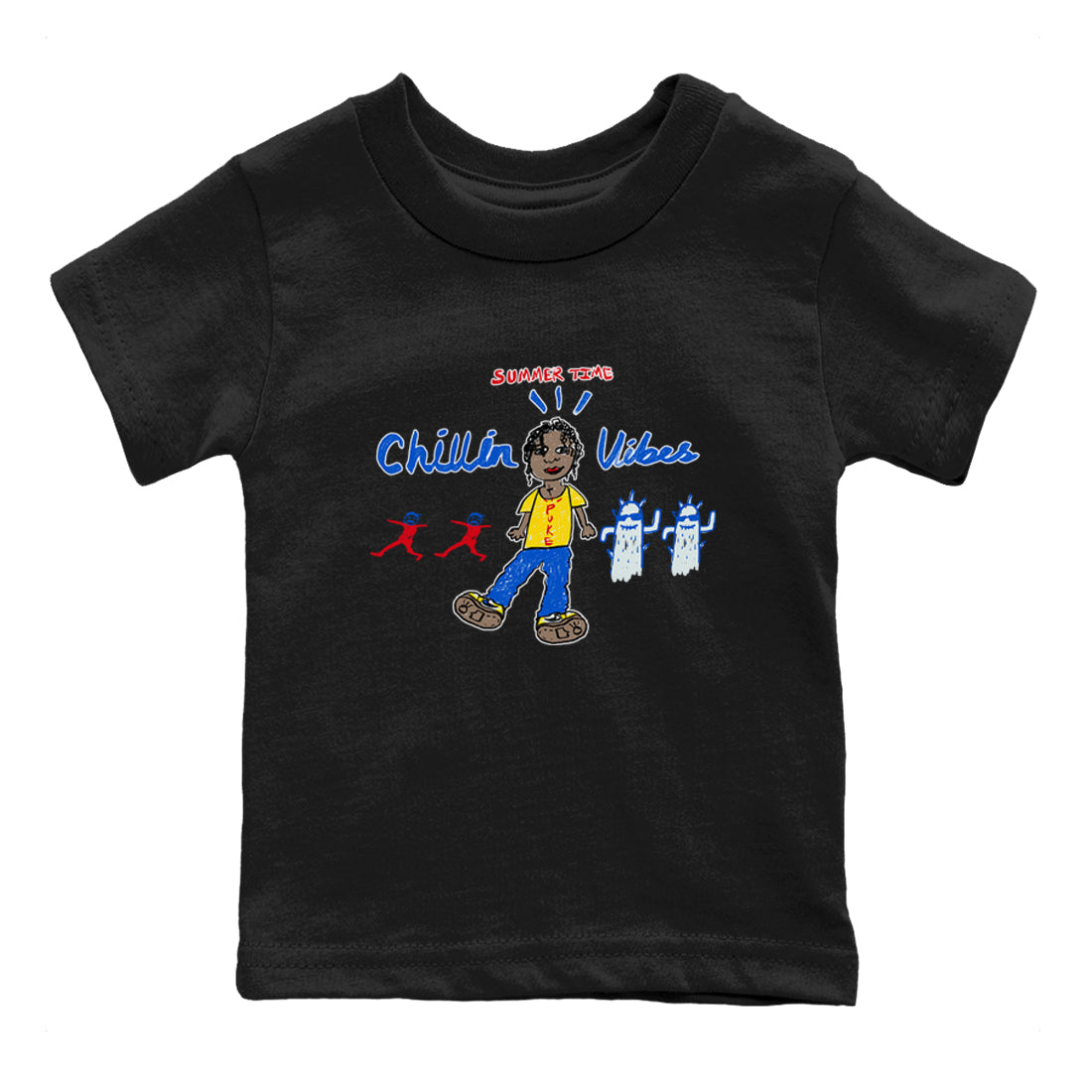 Air Jordan 1 Travis x Scott x Canary shirt to match jordans Chillin Vibes sneaker tees Air Jordan 1 Travis Scott Canary Drip Gear Zone baby toddler Black 2 cotton Shirt