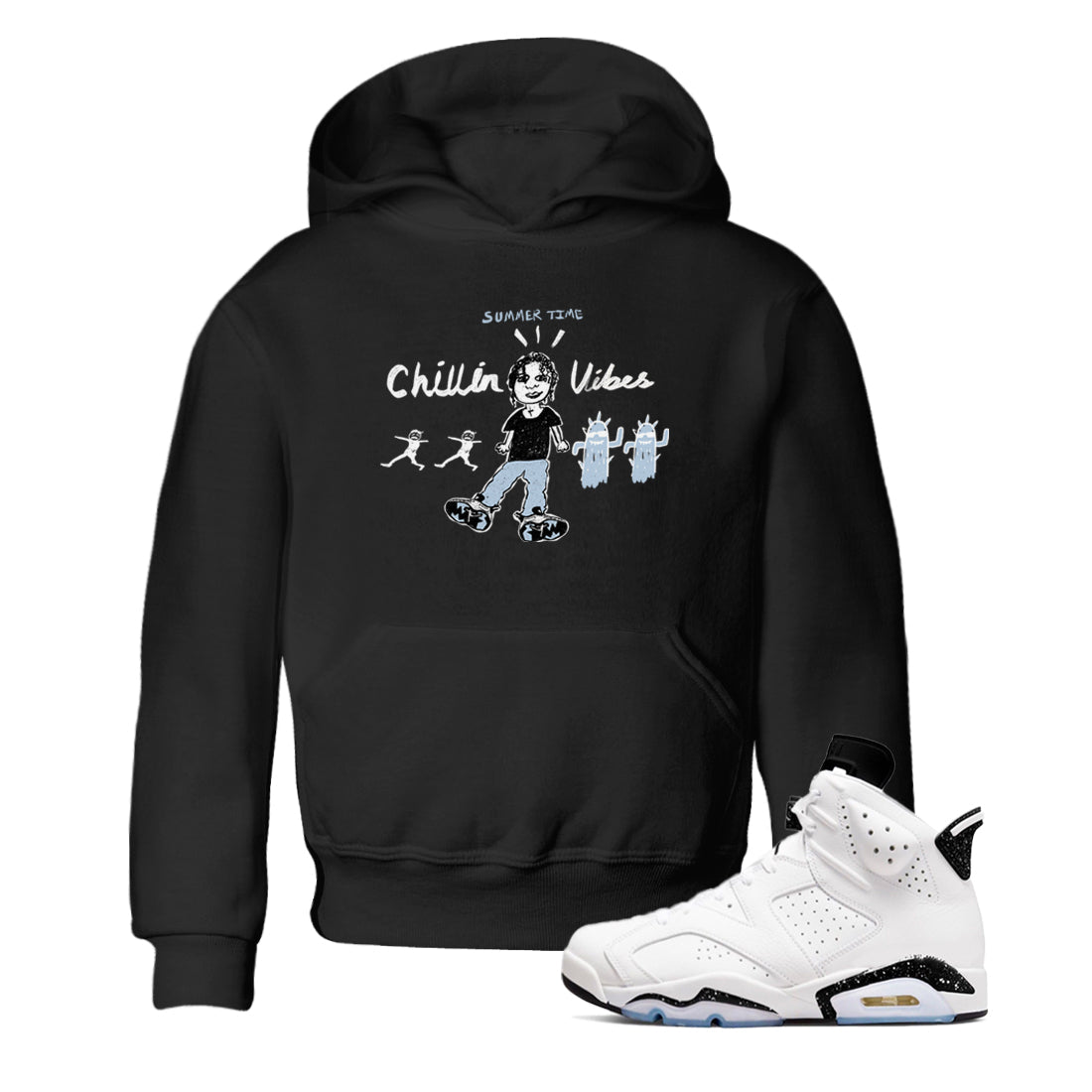 6s Reverse Cookies shirt to match jordans Chillin Vibes sneaker tees Air Jordan 6 Reverse Cookies SNRT sneaker release tees baby toddler Black 1 cotton Shirt