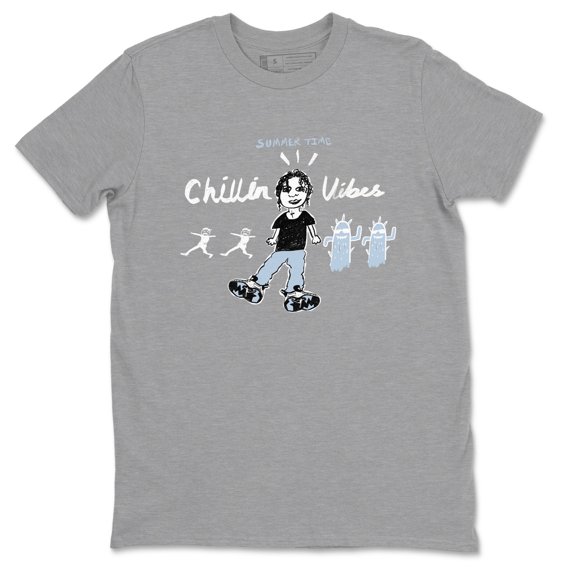 6s Reverse Cookies shirt to match jordans Chillin Vibes sneaker tees Air Jordan 6 Reverse Cookies SNRT Sneaker Release Tees unisex cotton Heather Grey 2 crew neck shirt