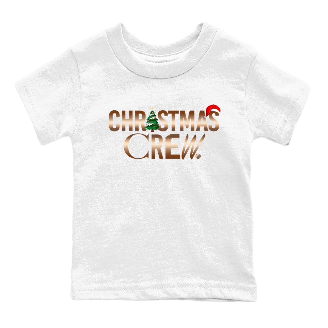 Foams One Metallic Copper shirts to match jordans Christmas Crew Christmas Holiday sneaker match tees Air Foamposite One Metallic Copper match shoes to clothes Drip Gear Zone Youth Baby White 2 tee