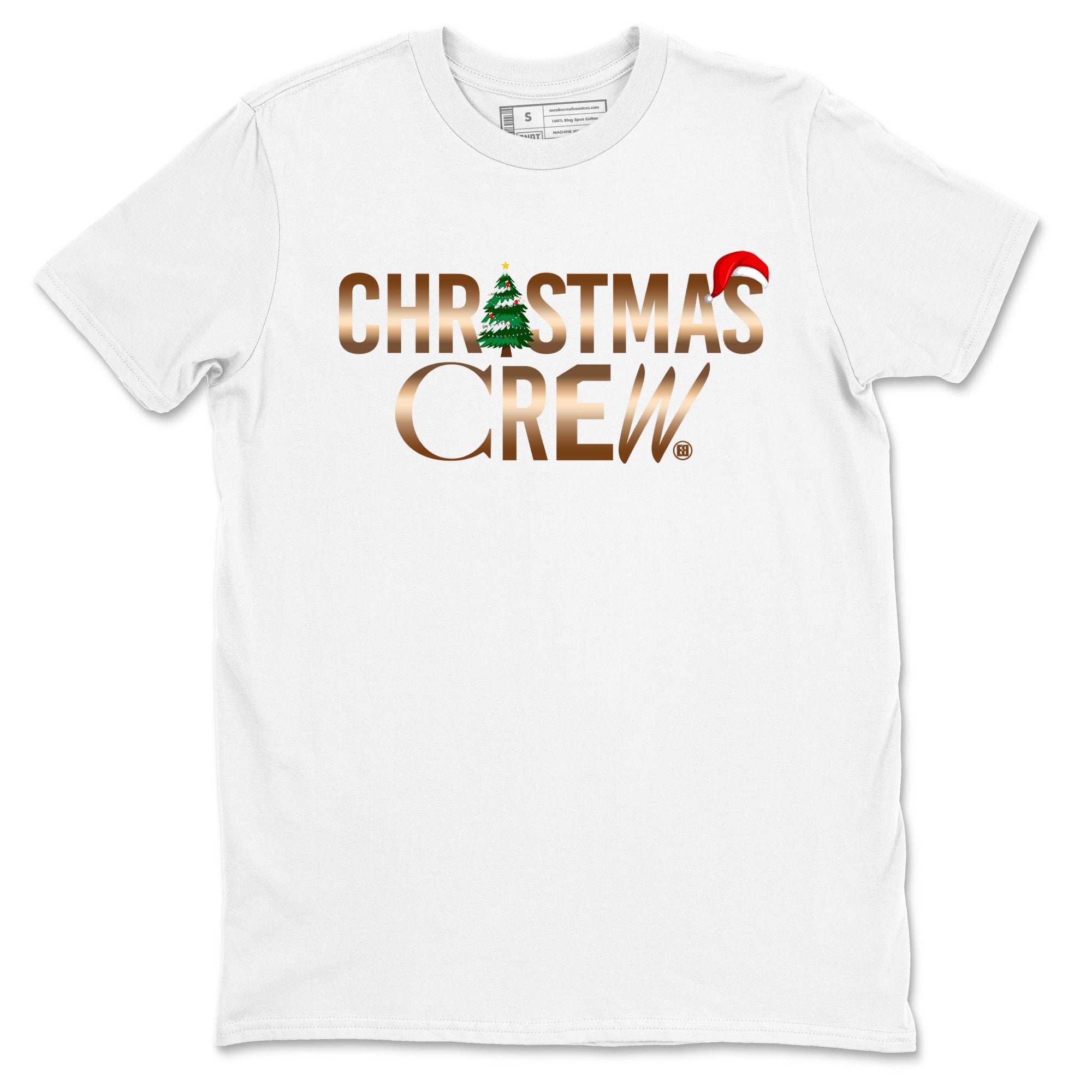 Foams One Metallic Copper shirts to match jordans Christmas Crew Christmas Holiday sneaker match tees Air Foamposite One Metallic Copper match shoes to clothes Drip Gear Zone unisex cotton White 2 shirts