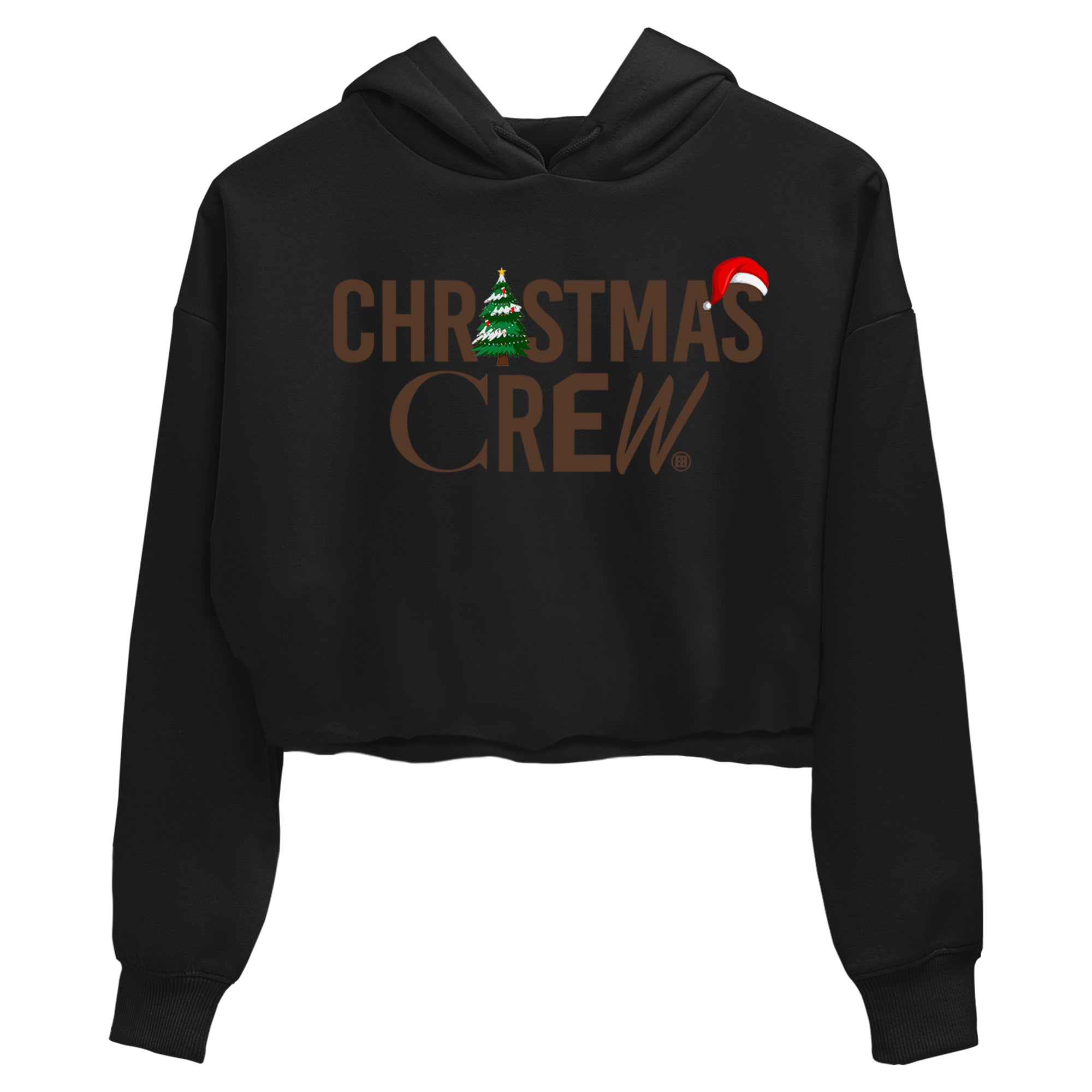 12s Baroque Brown t-shirts to match sneakers Holiday Christmas Crew sneaker match tees Air Jordan 12 Baroque Brown match shoes to clothes Drip Gear Zone unisex cotton Black 2 crop tee