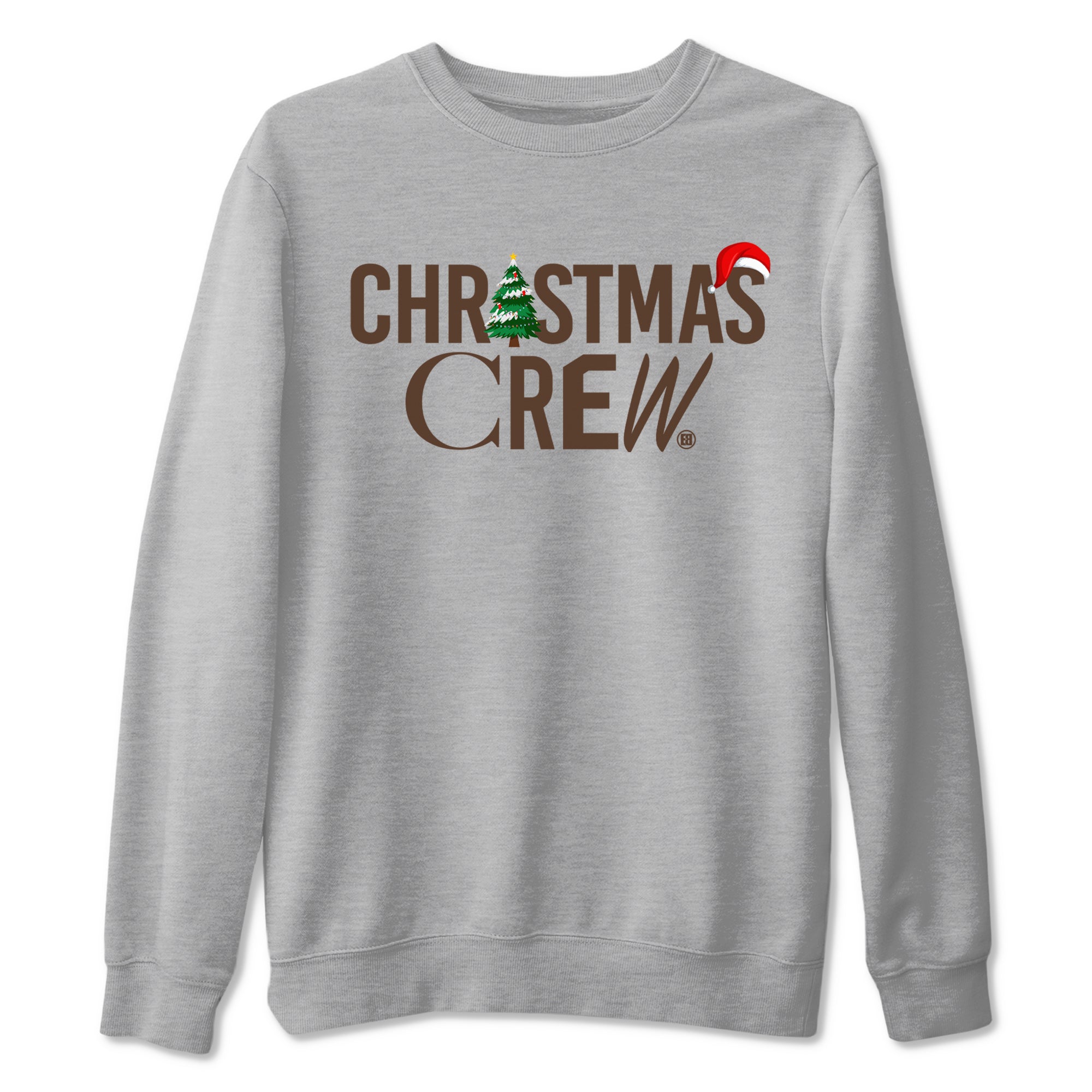 12s Baroque Brown t-shirts to match sneakers Holiday Christmas Crew sneaker match tees Air Jordan 12 Baroque Brown match shoes to clothes Drip Gear Zone unisex cotton Heather Grey 2 shirts