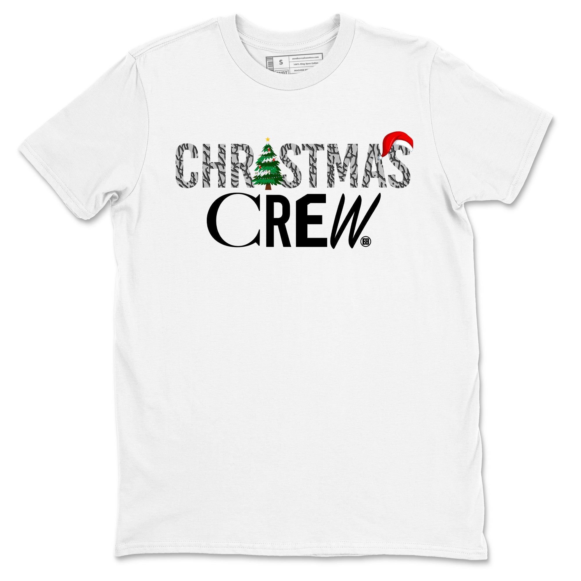 3s Black Cement t-shirts to match sneakers Holiday Christmas Crew sneaker match tees Jordan 3 Retro Black Cement match shoes to clothes Drip Gear Zone unisex cotton White 2 shirts