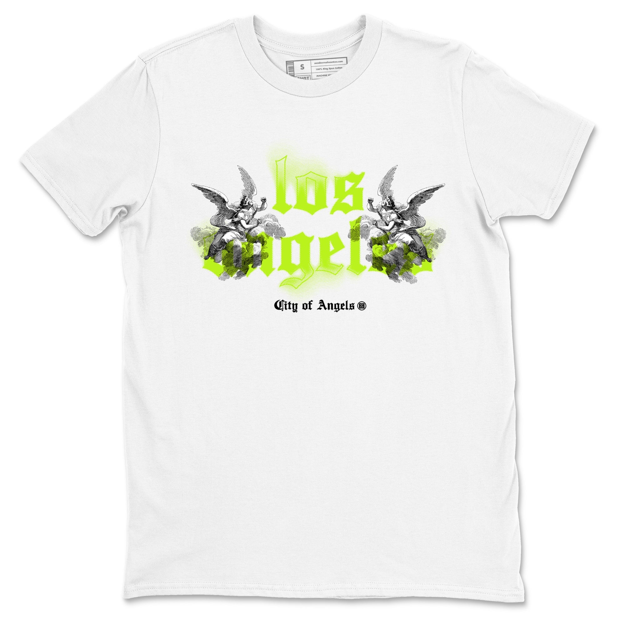 AF 1 Volt shirts to match jordans City Of Angeles sneaker match tees Air Force 1 Low Dance Volt match shoes to clothes Drip Gear Zone unisex cotton White 2 shirts