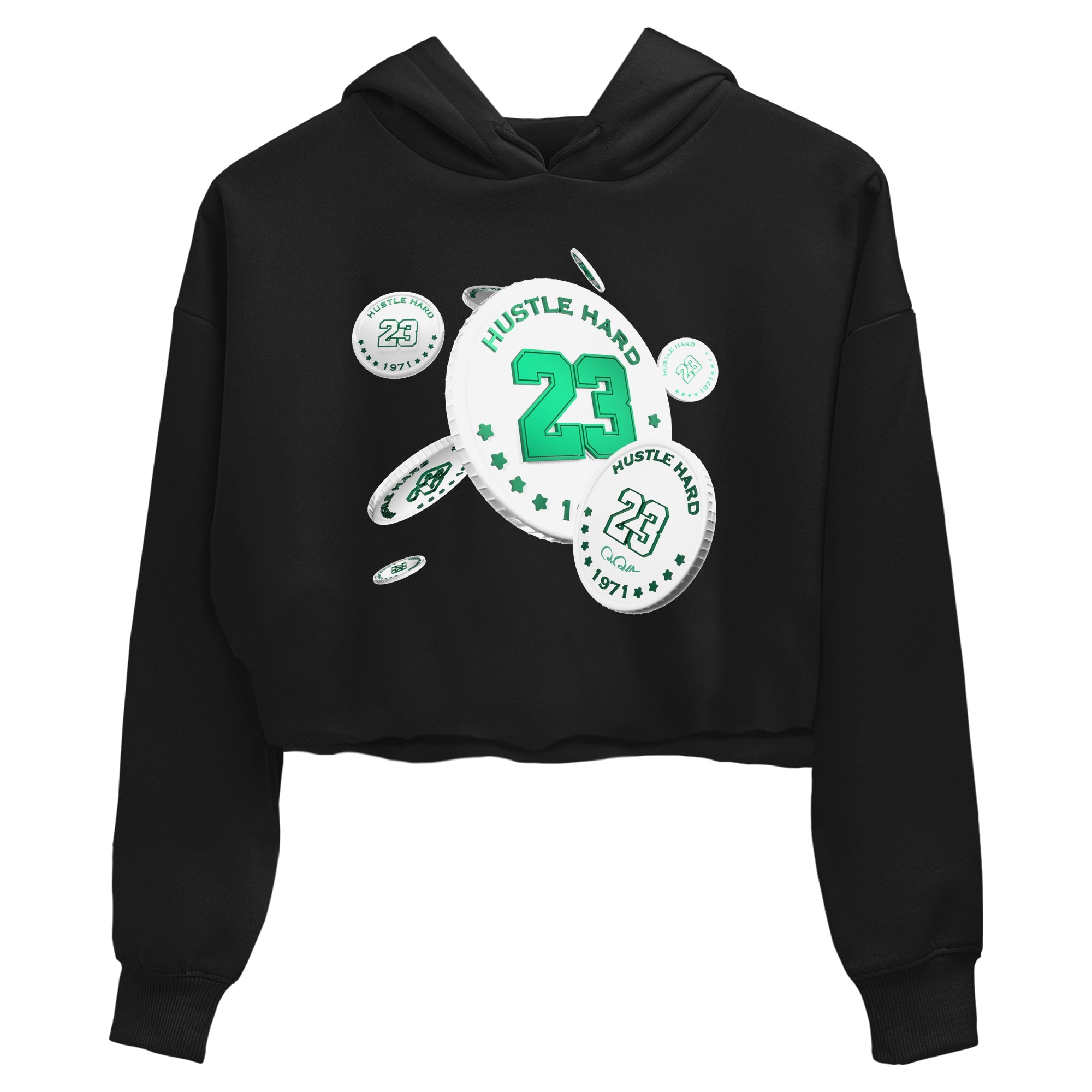 4s Oxidized Green shirts to match jordans Coin Drop sneaker match tees Air Jordan 4 Oxidized Green Drip Gear Zone streetwear brand Black 2 crop tee