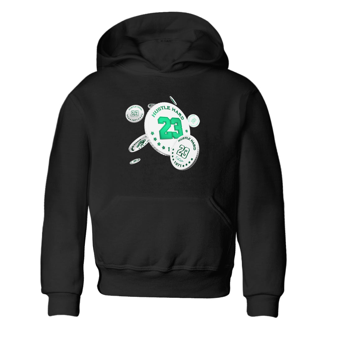 4s Oxidized Green shirts to match jordans Coin Drop sneaker match tees Air Jordan 4 Oxidized Green Drip Gear Zone streetwear brand Baby and Youth Black 2 cotton tee