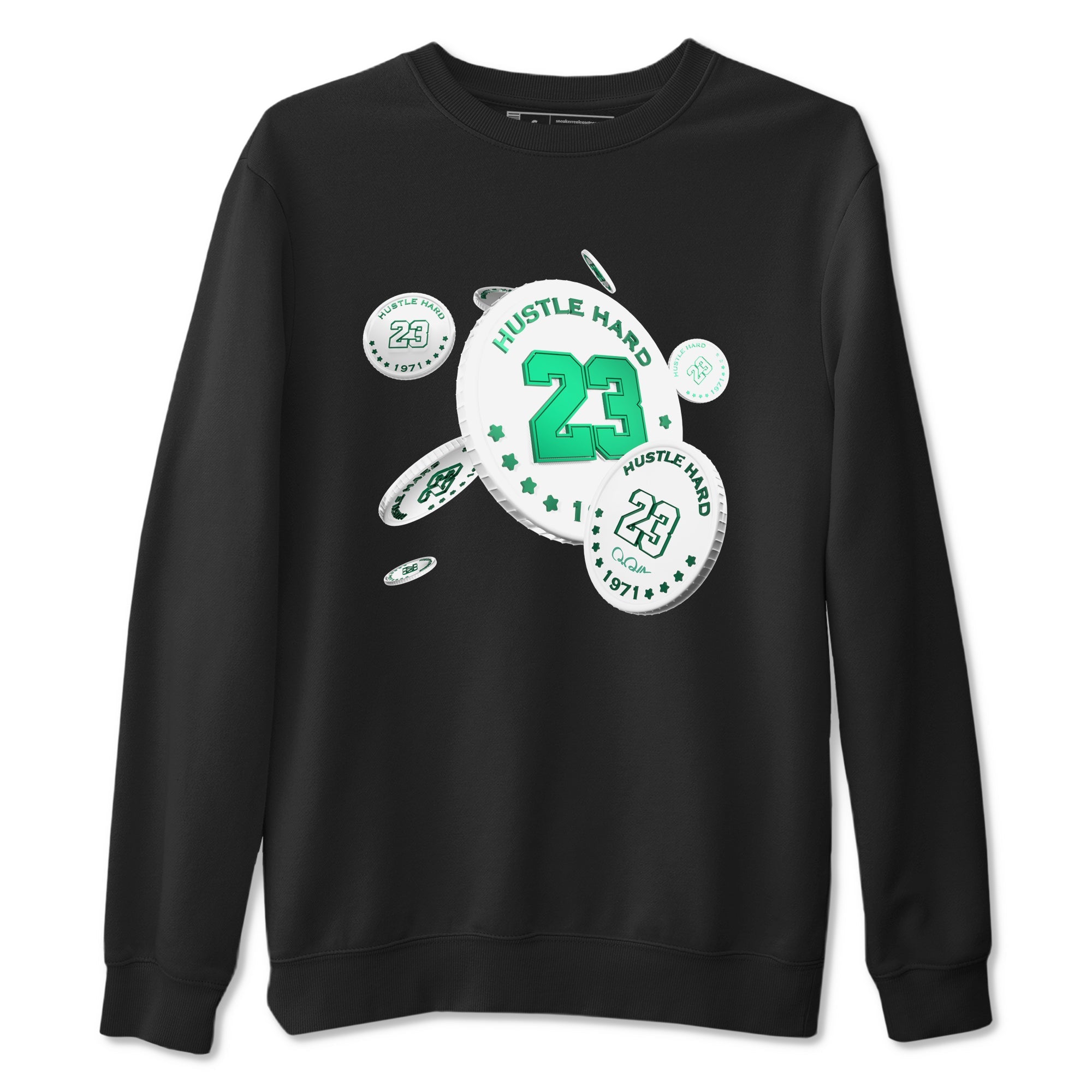 4s Oxidized Green shirts to match jordans Coin Drop sneaker match tees Air Jordan 4 Oxidized Green Drip Gear Zone streetwear brand Black 2 unisex cotton tee