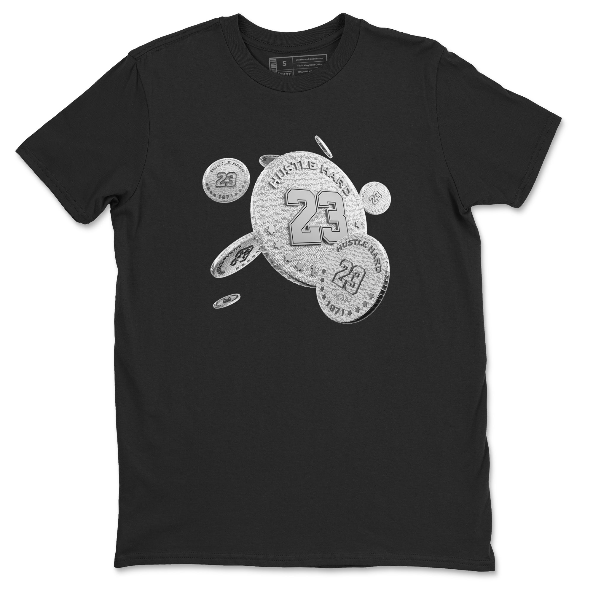 Yeezy 350 Static shirt to match jordans Coin Drop sneaker tees Adidas Yeezy 350 Static Drip Gear Zone Unisex Black 2 T-Shirt