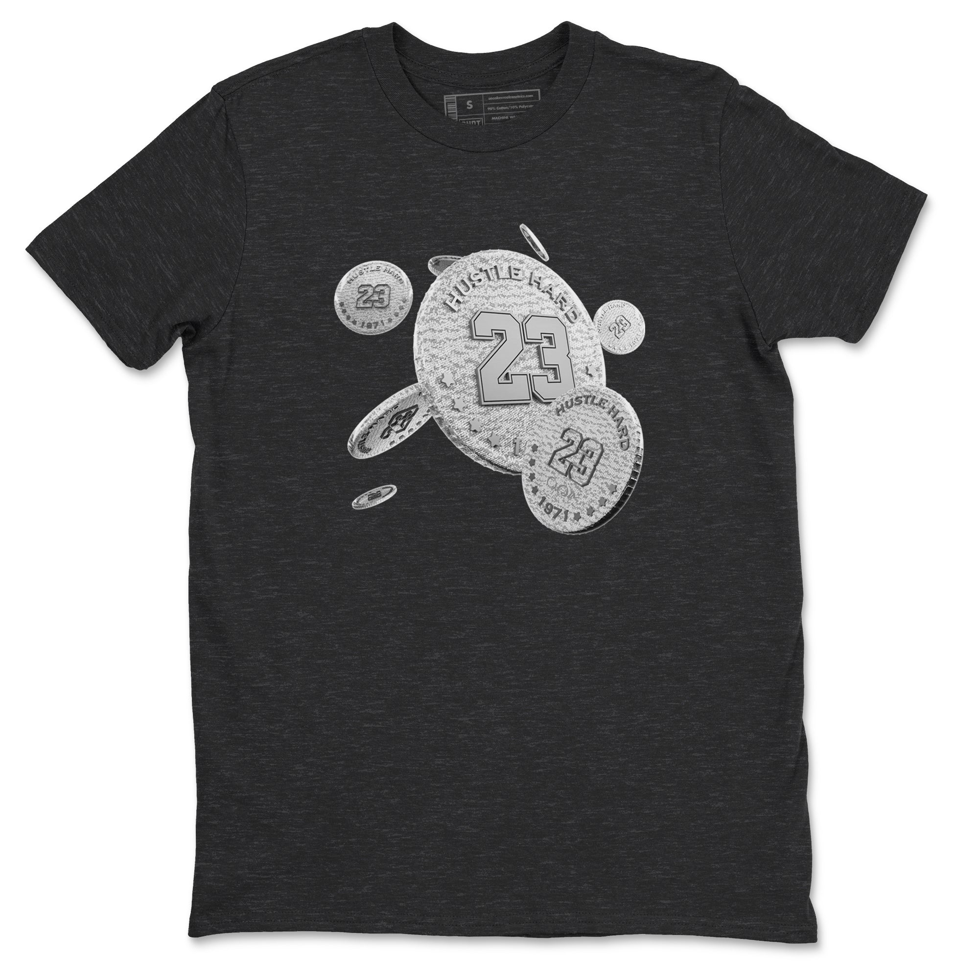 Yeezy 350 Static shirt to match jordans Coin Drop sneaker tees Adidas Yeezy 350 Static Drip Gear Zone Unisex Charcoal Heather 2 T-Shirt