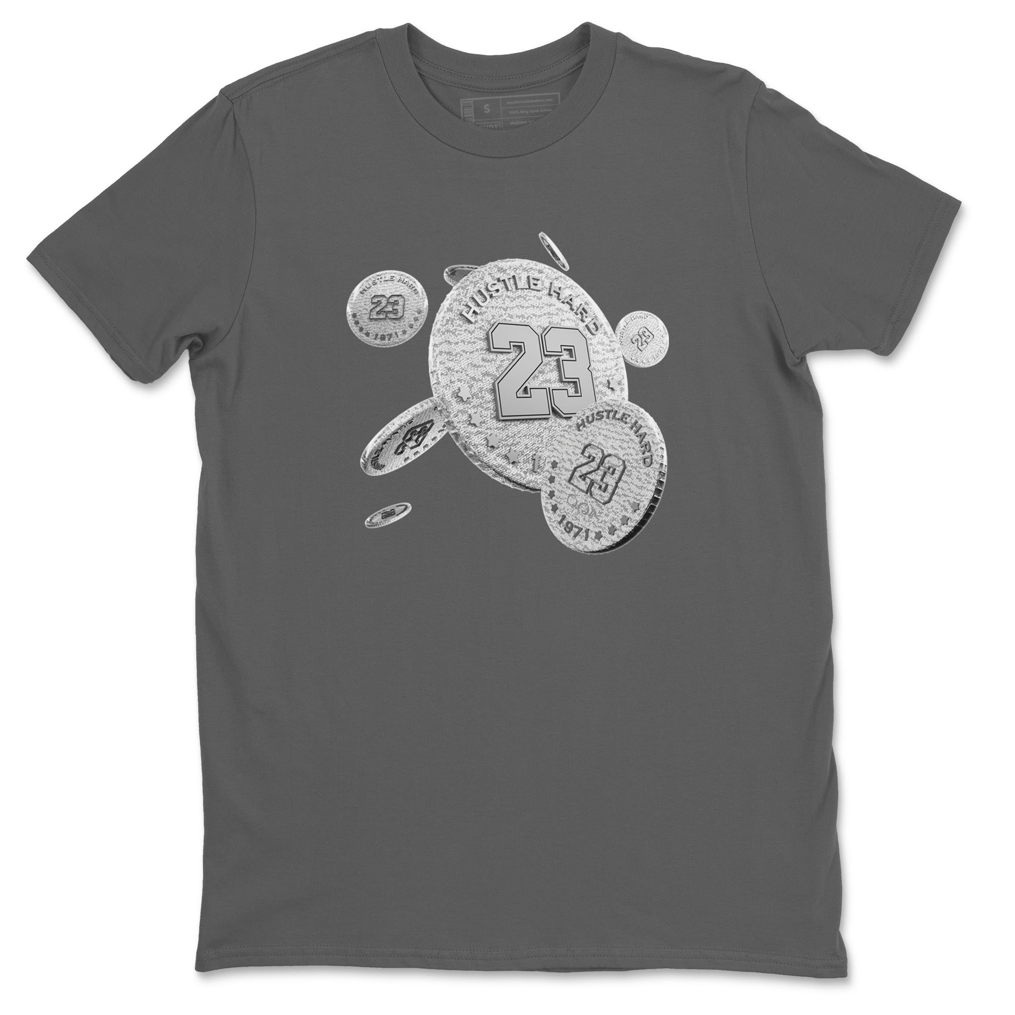 Yeezy 350 Static shirt to match jordans Coin Drop sneaker tees Adidas Yeezy 350 Static Drip Gear Zone Unisex Cool Grey 2 T-Shirt