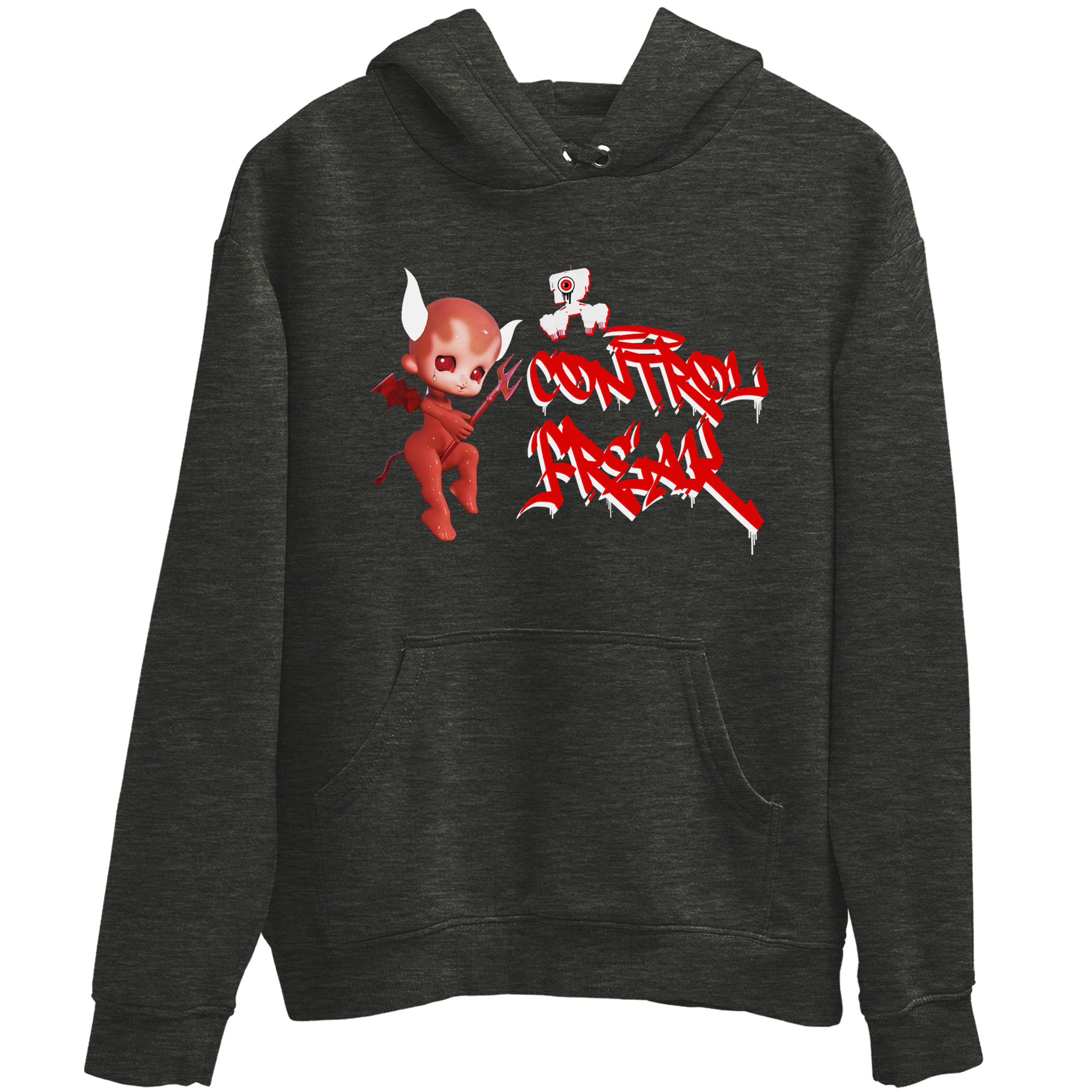 Air Jordan 1 University Red shirt to match jordans Control Freak sneaker tees Air Jordan 1 University Red Drip Gear Zone Casual Crew Neck T-Shirt Unisex Charcoal Heather 2 T-Shirt