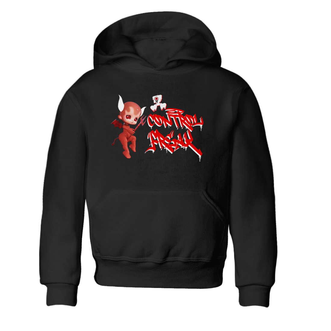 Air Jordan 1 University Red shirt to match jordans Control Freak sneaker tees Air Jordan 1 University Red Drip Gear Zone Casual Crew Neck T-Shirt Baby Toddler Black 2 T-Shirt