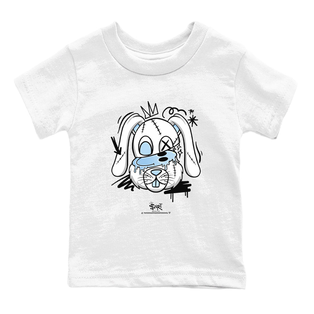 11s Columbia shirts to match jordans Crazy Bunny sneaker match tees Air Jordan 11 Columbia Drip Gear Zone streetwear brand Baby and Youth White 2 cotton tee