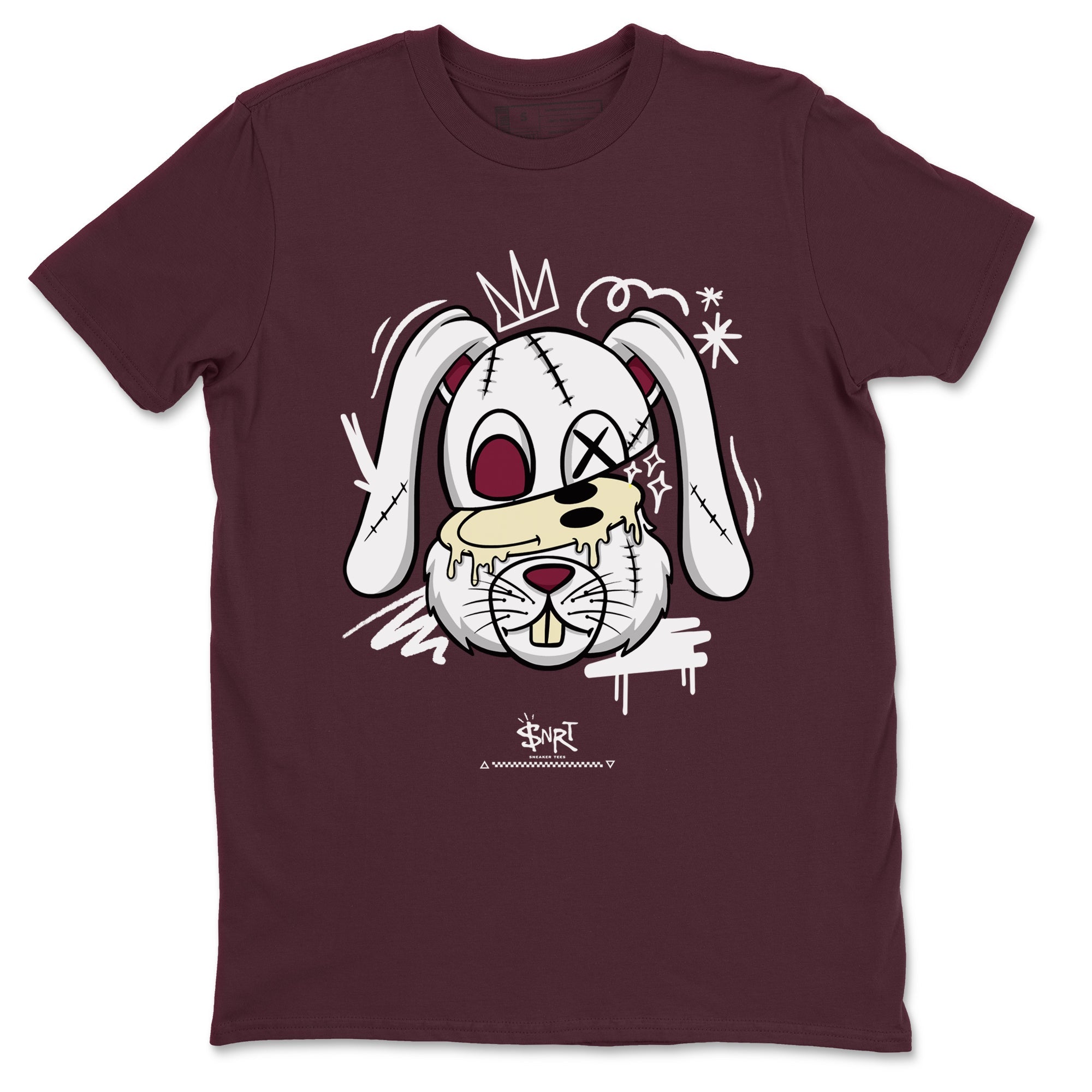 3s A Ma Maniere x Burgundy Crush shirts to match jordans Crazy Bunny sneaker match tees Air Jordan 3 A Ma Maniere x Burgundy Crush Drip Gear Zone streetwear brand Maroon 2 unisex cotton tee