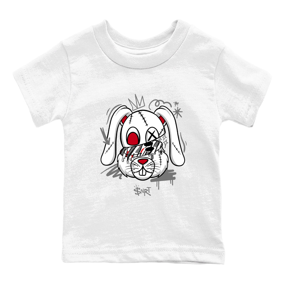 Sneaker Threads  Sneaker Tees To Match Air Jordan 8 Bunny  Crazy Bunny Youth Graphic Tee White 2. Perfect for Jordan releases 2025 colorways.