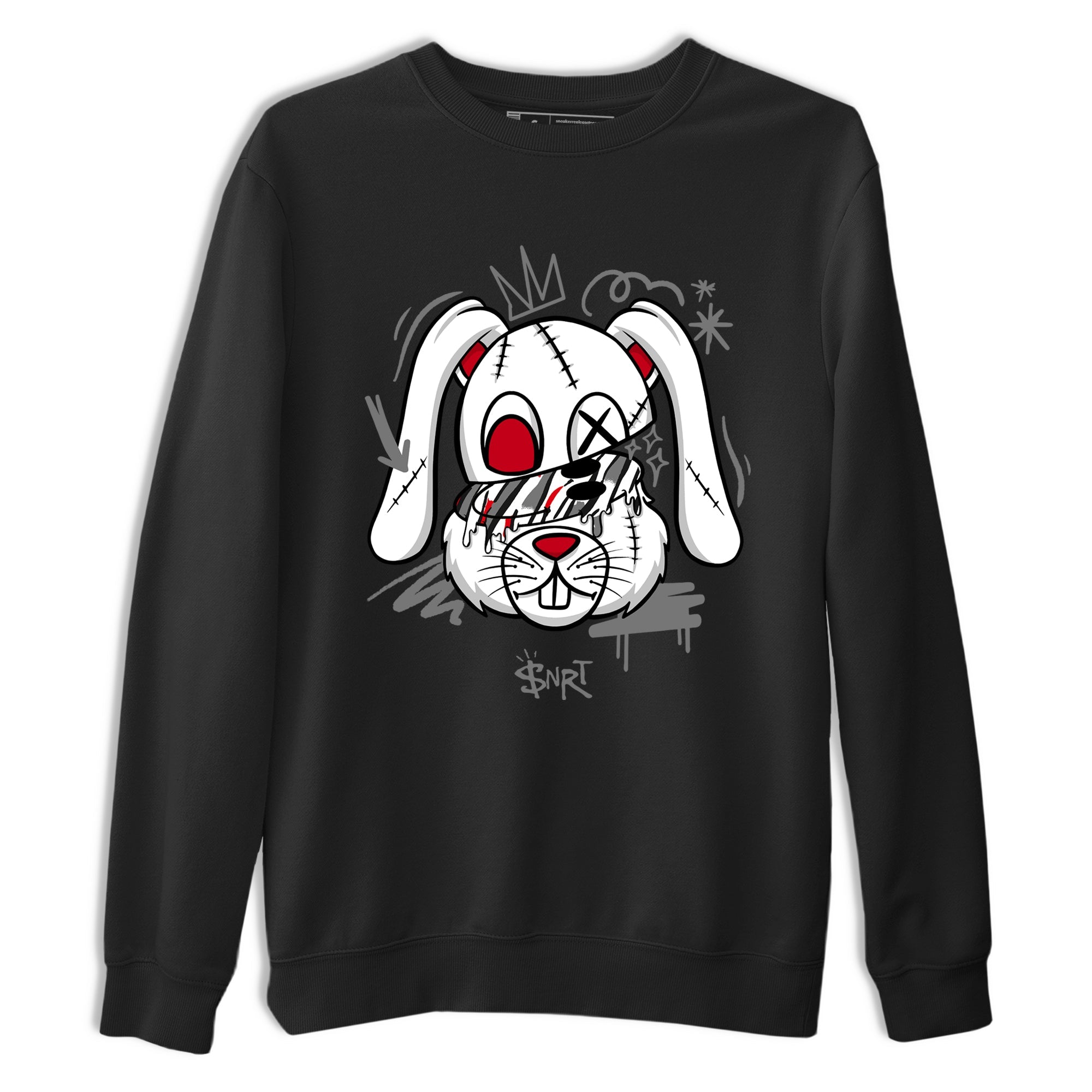 Sneaker Threads  Sneaker Tees To Match Air Jordan 8 Bunny  Crazy Bunny Graphic Tee Black 2. Perfect for Jordan releases 2025 colorways.