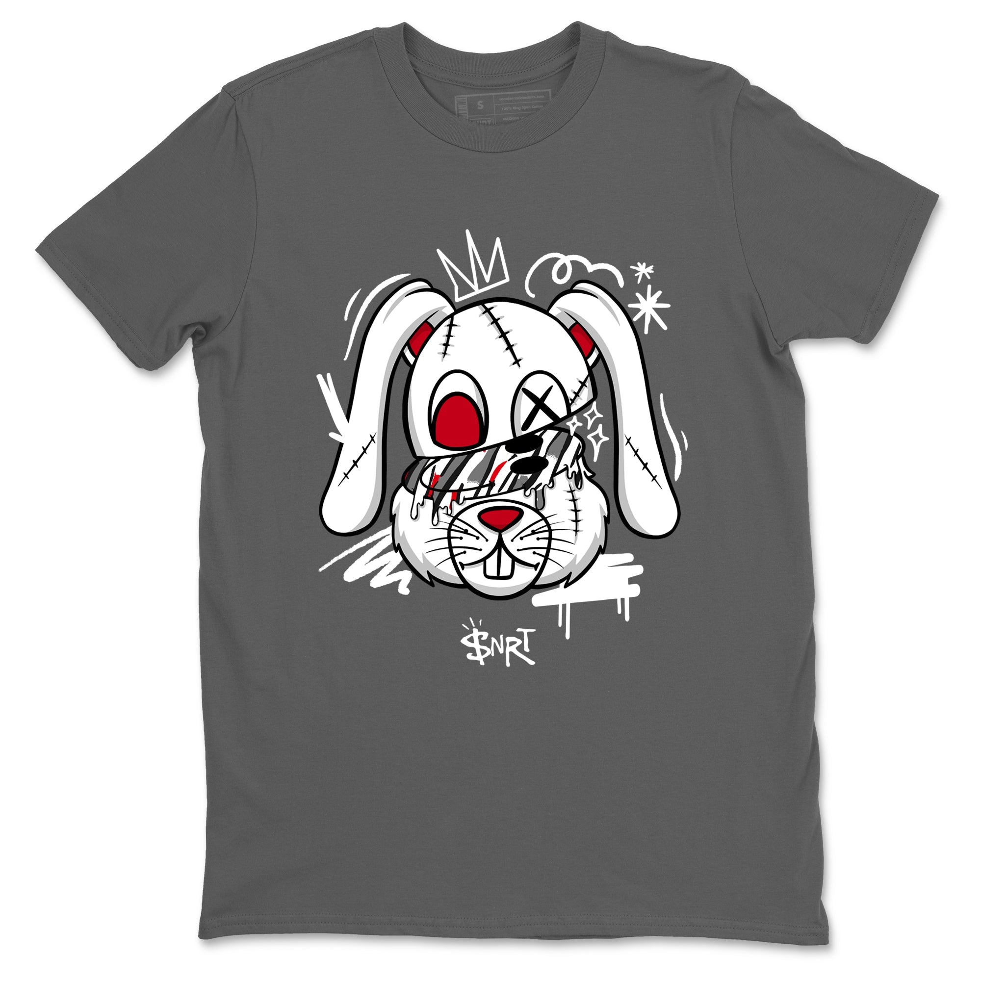 Sneaker Threads  Sneaker Tees To Match Air Jordan 8 Bunny  Crazy Bunny Graphic Tee Cool Grey 2. Perfect for Jordan releases 2025 colorways.