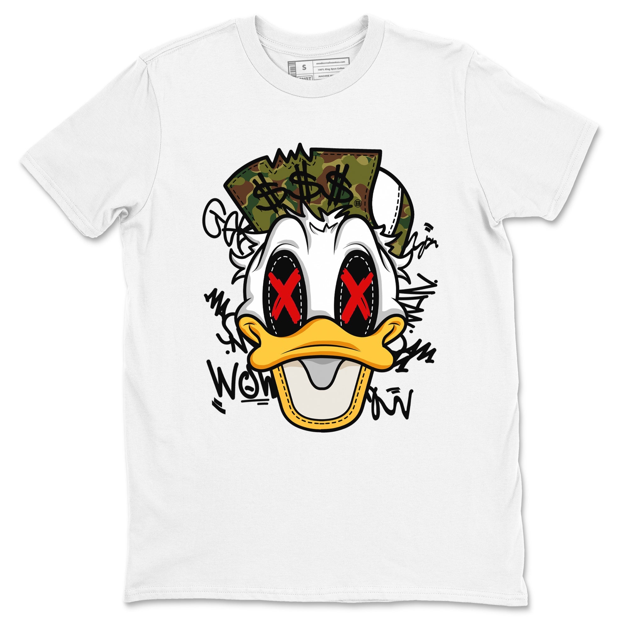 Air Max 90 Duck Camo shirts to match jordans Crazy Duck sneaker match tees Air Max 90 Reverse Duck Camo match shoes to clothes Drip Gear Zone unisex cotton White 2 shirts