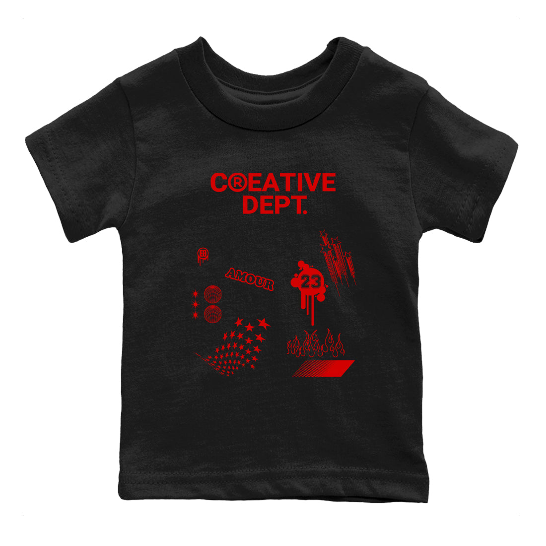 11s Cherry shirts to match jordans Creative Dept sneaker match tees Air Jordan 11 Retro Cherry match shoes to clothes Drip Gear Zone Youth Baby Black 2 tee