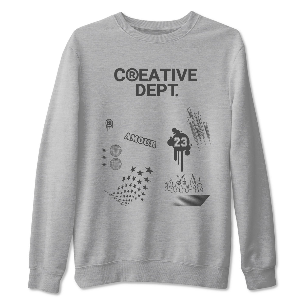 4s Wet Cement Shirts To Match Jordans Creative Dept sneaker match tees Air Jordan 4 Wet Cement Tee Drip Gear Zone unisex cotton Heather Grey 2 crew neck shirts