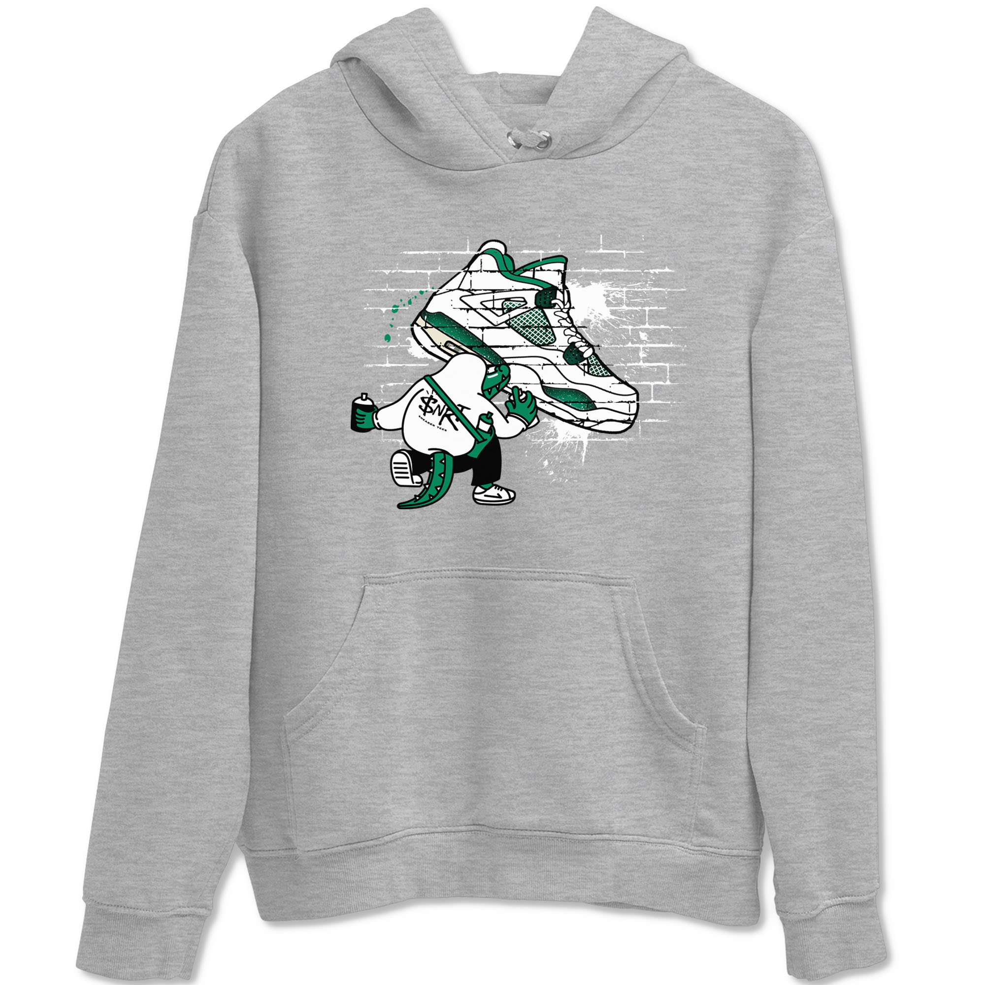 4s Oxidized Green shirts to match jordans Crocodile Artist sneaker match tees Air Jordan 4 Oxidized Green Drip Gear Zone streetwear brand Heather Grey 2 unisex cotton tee