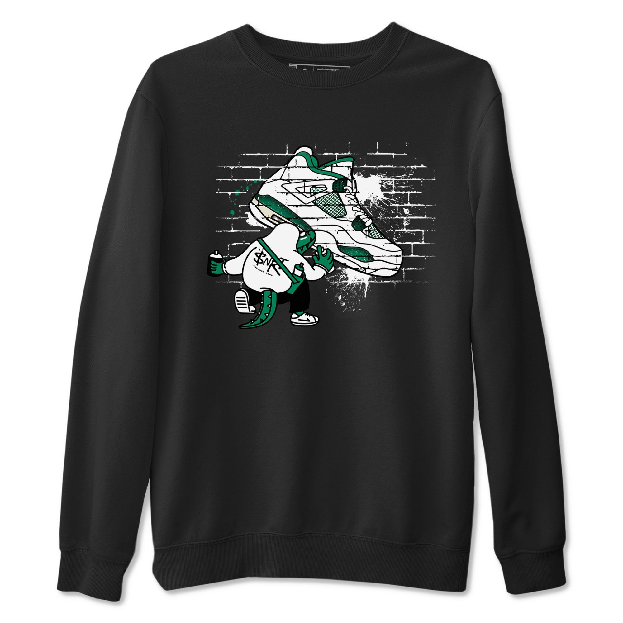 4s Oxidized Green shirts to match jordans Crocodile Artist sneaker match tees Air Jordan 4 Oxidized Green Drip Gear Zone streetwear brand Black 2 unisex cotton tee