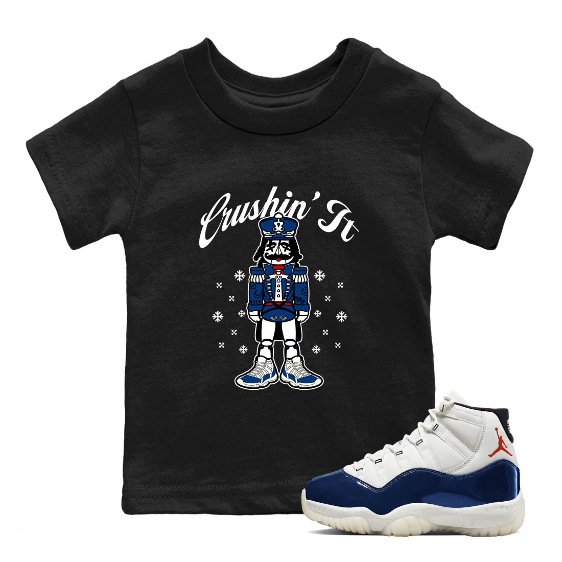 Sneaker Threads  Sneaker Tees To Match Air Jordan 11 Rare Air  Crushin' It Youth Graphic Tee Black 1. Perfect for Jordan releases 2025 colorways.