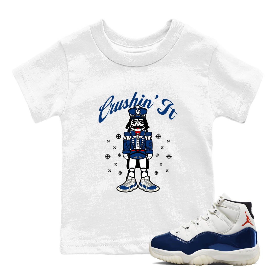 Sneaker Threads  Sneaker Tees To Match Air Jordan 11 Rare Air  Crushin' It Youth Graphic Tee White 1. Perfect for Jordan releases 2025 colorways.