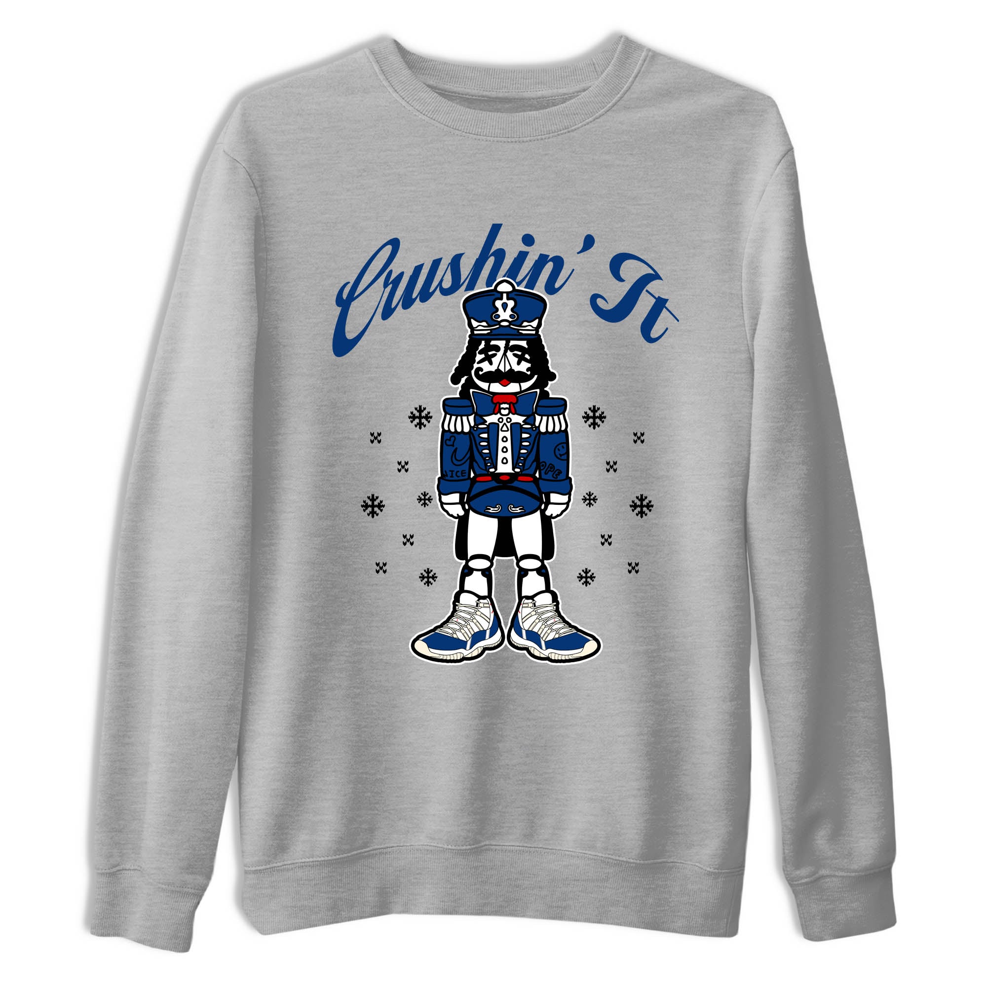 Sneaker Threads  Sneaker Tees To Match Air Jordan 11 Rare Air  Crushin' It Graphic Tee Heather Grey 2. Perfect for Jordan releases 2025 colorways.