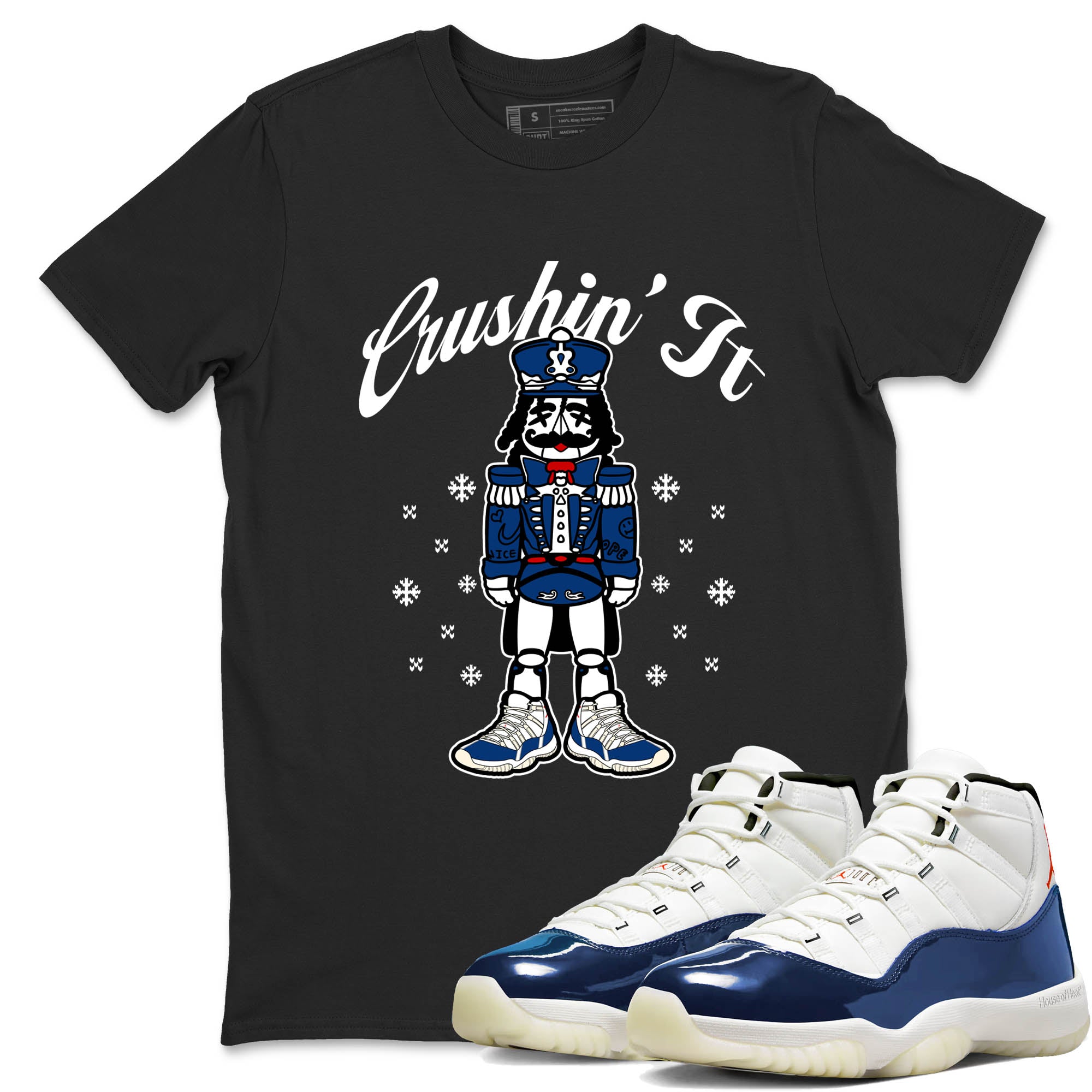 Sneaker Threads  Sneaker Tees To Match Air Jordan 11 Rare Air  Crushin' It Graphic Tee Black 1. Perfect for Jordan releases 2025 colorways.