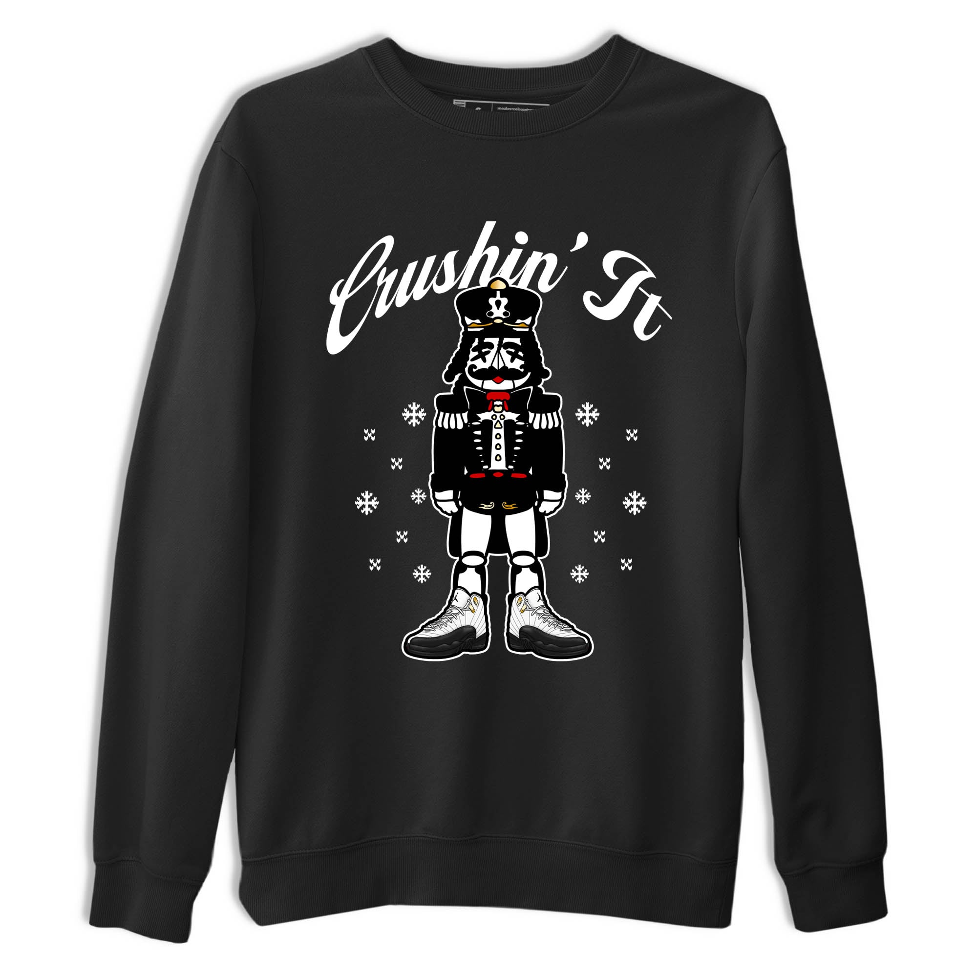 Sneaker Threads  Sneaker Tees To Match Air Jordan 12 Taxi  Crushin' It Graphic Tee Black 2. Perfect for Jordan releases 2025 colorways.