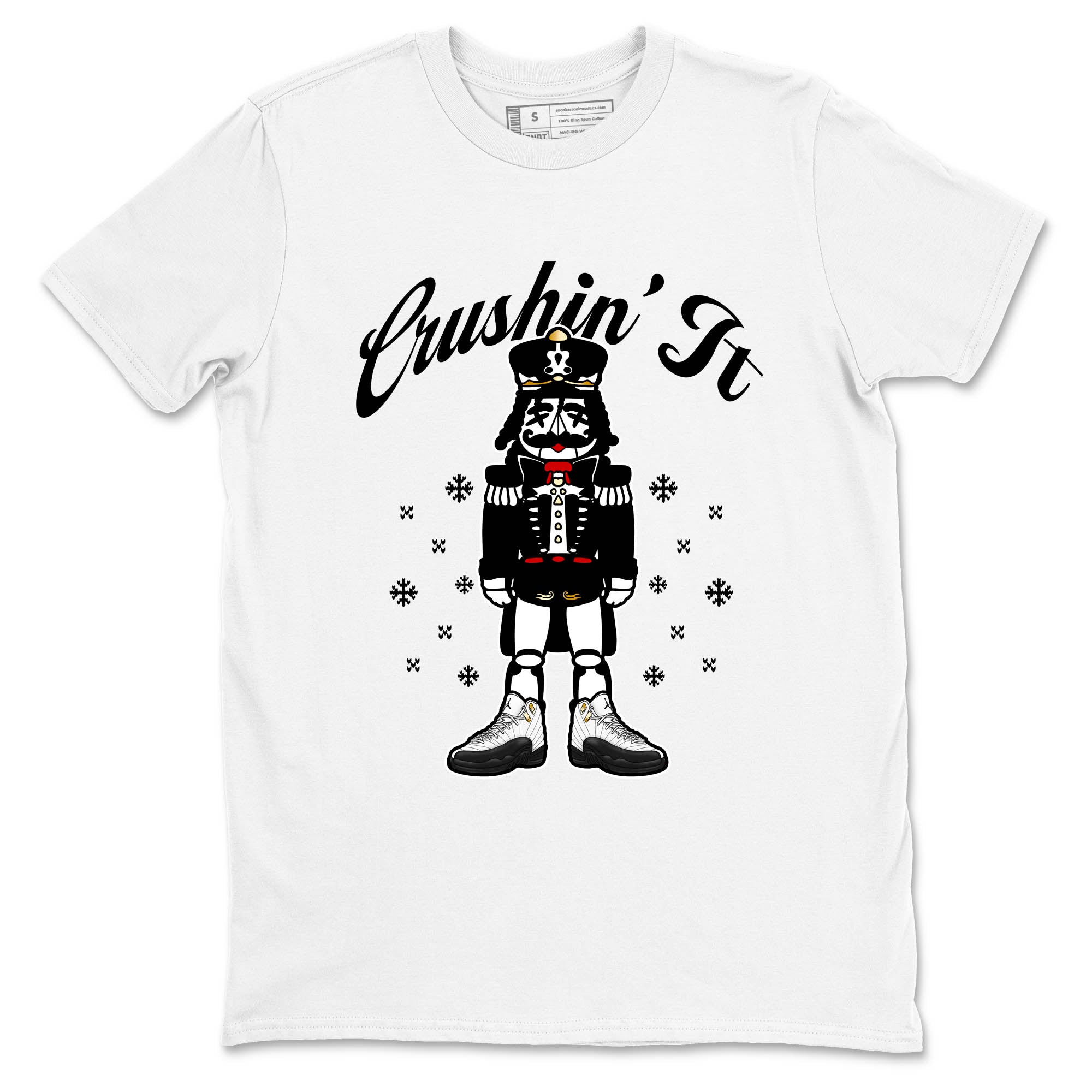 Sneaker Threads  Sneaker Tees To Match Air Jordan 12 Taxi  Crushin' It Graphic Tee White 2. Perfect for Jordan releases 2025 colorways.