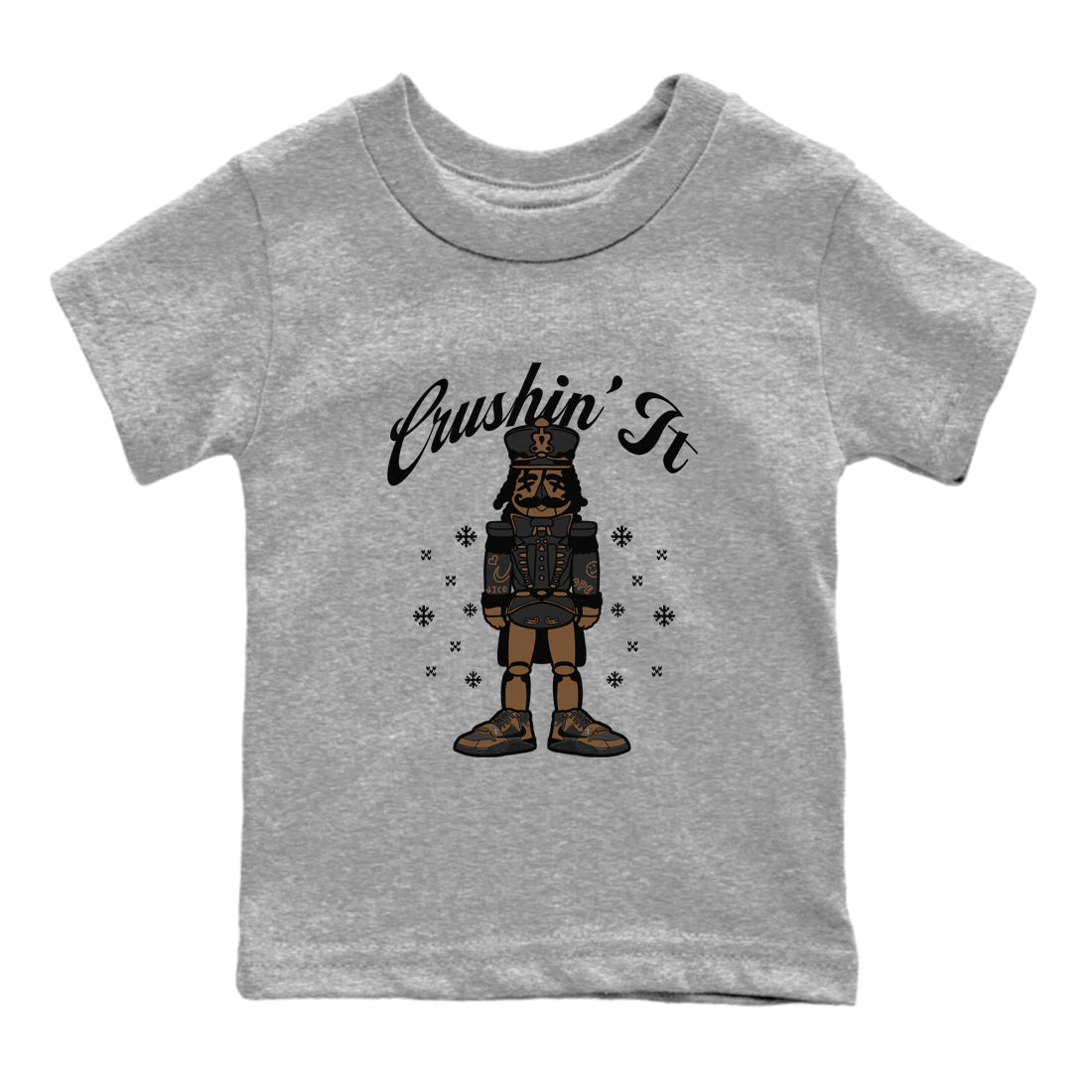 Jordan Jumpman Jack TR Travis Scott Dark Mocha shirts to match jordans Crushin' It sneaker match tees Jordan Jumpman Jack Travis Scott Dark Mocha match shoes to clothes Drip Gear Zone Youth Baby Heather Grey 2 tee