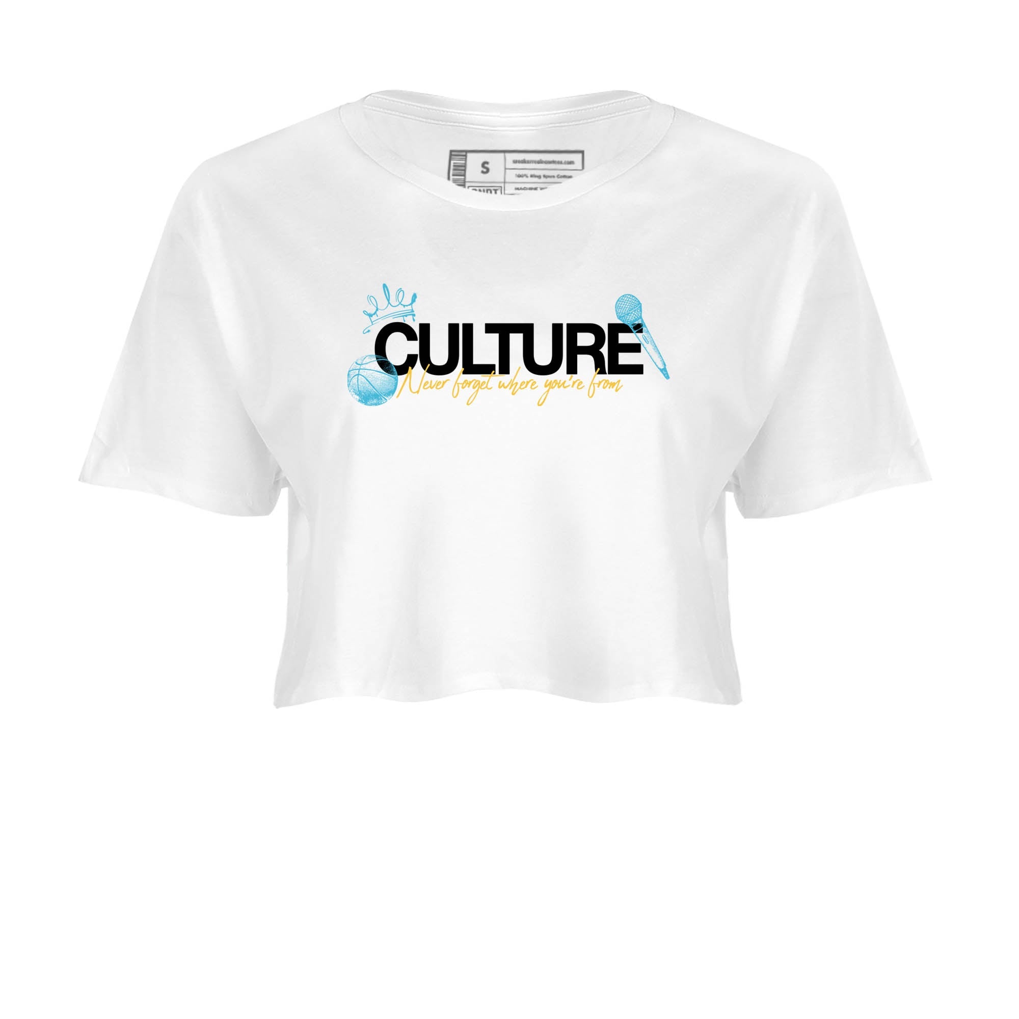 Sneaker Threads  Sneaker Tees To Match Air Jordan 11 Retro Gamma  Culture Crop Tee White 2. Perfect for Jordan releases 2025 colorways.