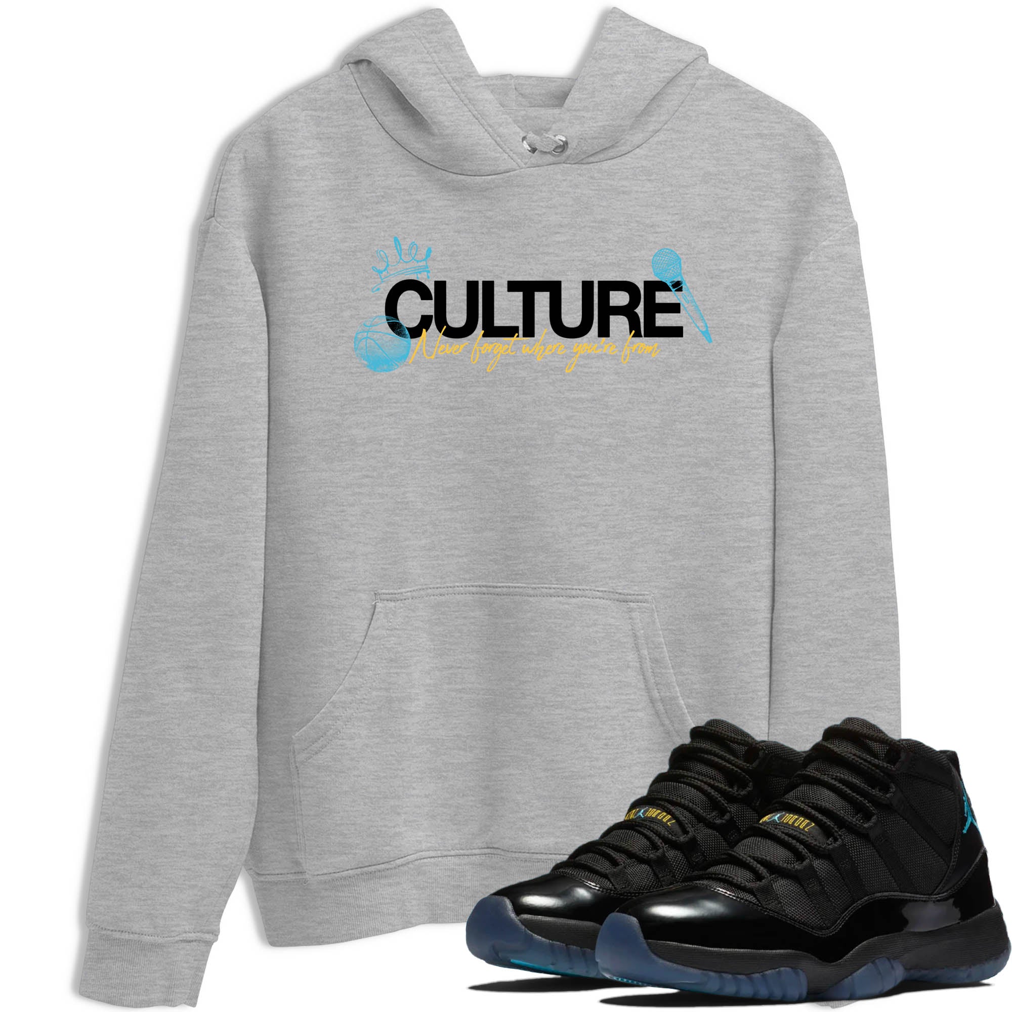 Sneaker Threads  Sneaker Tees To Match Air Jordan 11 Retro Gamma  Culture Graphic Tee Heather Grey 1. Perfect for Jordan releases 2025 colorways.