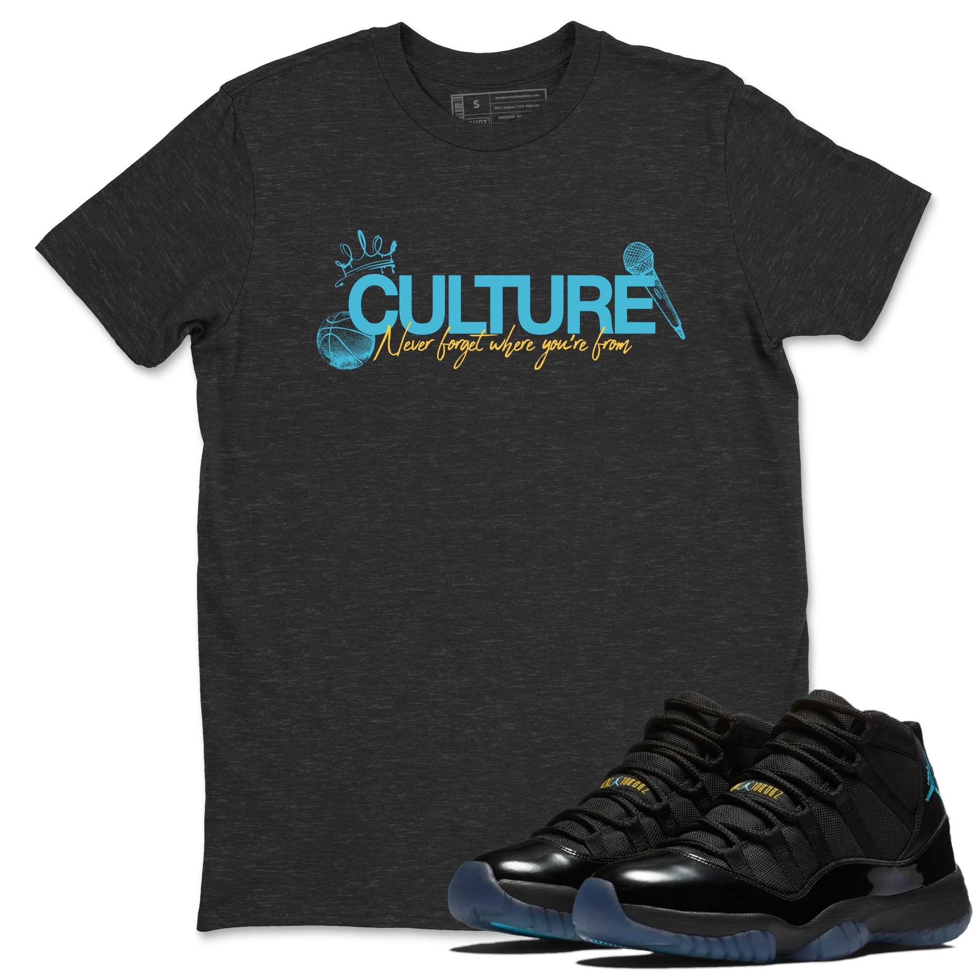 Sneaker Threads  Sneaker Tees To Match Air Jordan 11 Retro Gamma  Culture Graphic Tee Charcoal Heather 1. Perfect for Jordan releases 2025 colorways.