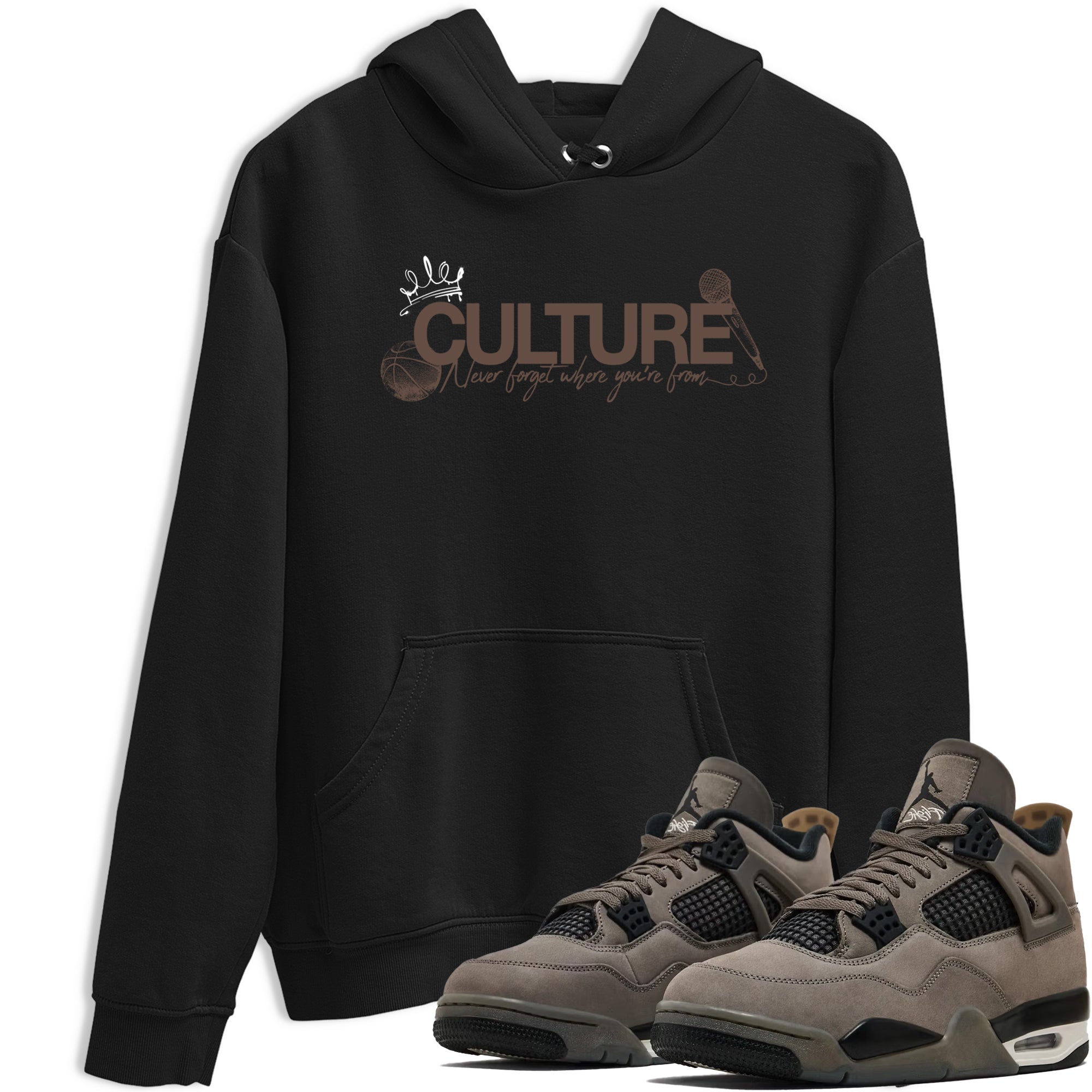 Sneaker match tees  Sneaker Tees To Match Air Jordan 4 Cave Stone Shoes  Culture Tee Black 1