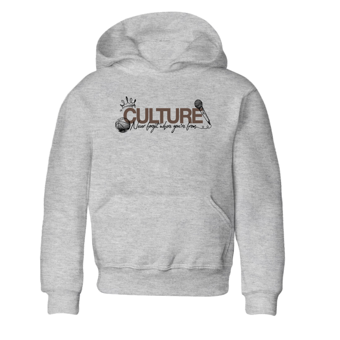 Sneaker match tees  Sneaker Tees To Match Air Jordan 4 Cave Stone Shoes  Culture Kids T-Shirt Heather Grey 2