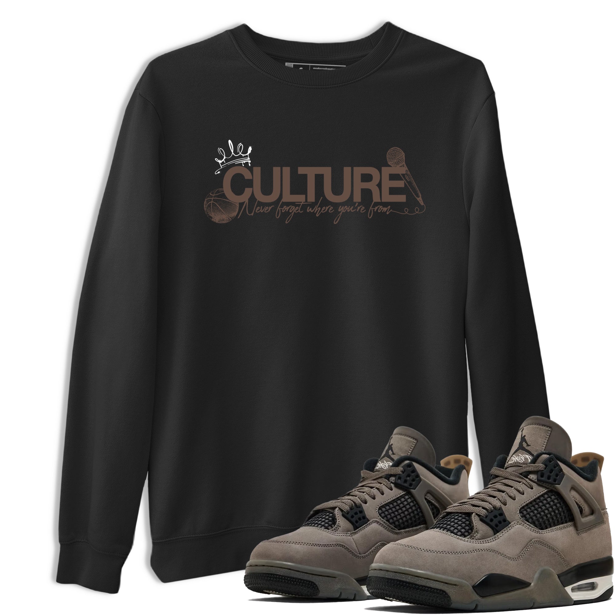 Sneaker match tees  Sneaker Tees To Match Air Jordan 4 Cave Stone Shoes  Culture Tee Black 1