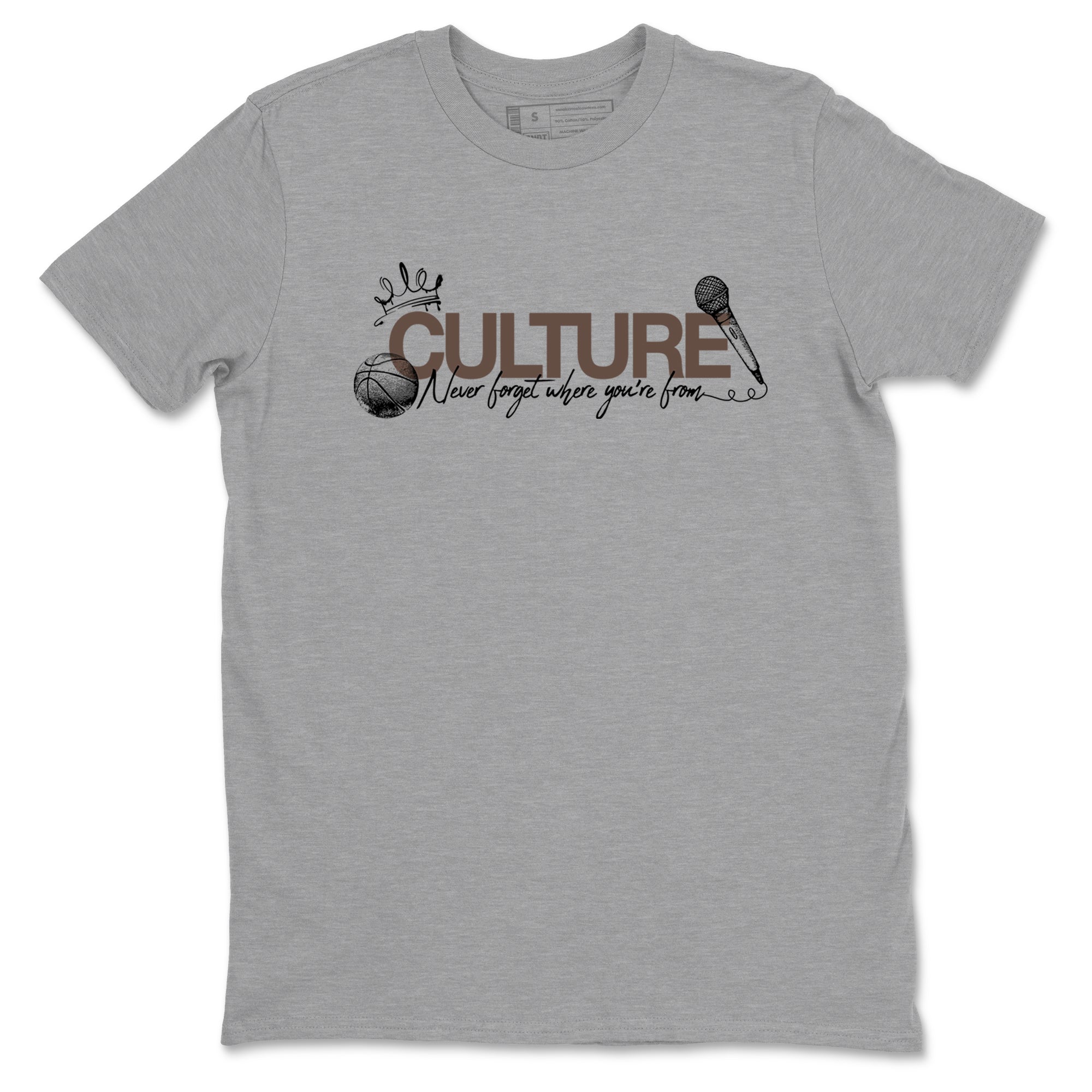 Sneaker match tees  Sneaker Tees To Match Air Jordan 4 Cave Stone Shoes  Culture Tee Heather Grey 2