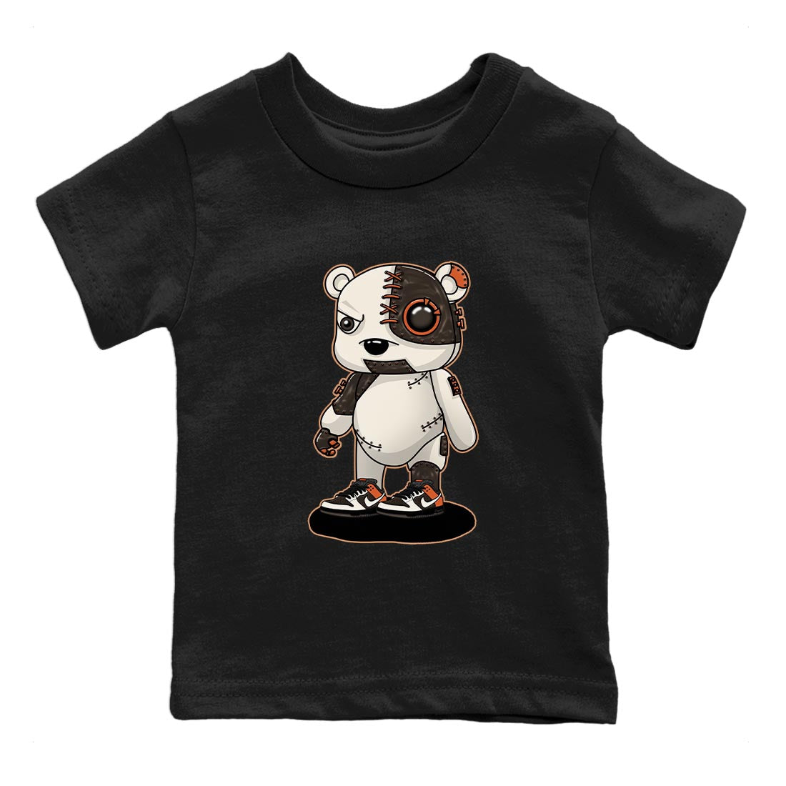 Nike Low Dunk Red Panda shirt to match jordans Cyborg Bear sneaker tees Nike Dunk Red Panda Drip Gear Zone Baby Toddler Black 2 T-Shirt