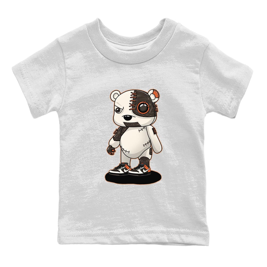 Nike Low Dunk Red Panda shirt to match jordans Cyborg Bear sneaker tees Nike Dunk Red Panda Drip Gear Zone Baby Toddler White 2 T-Shirt