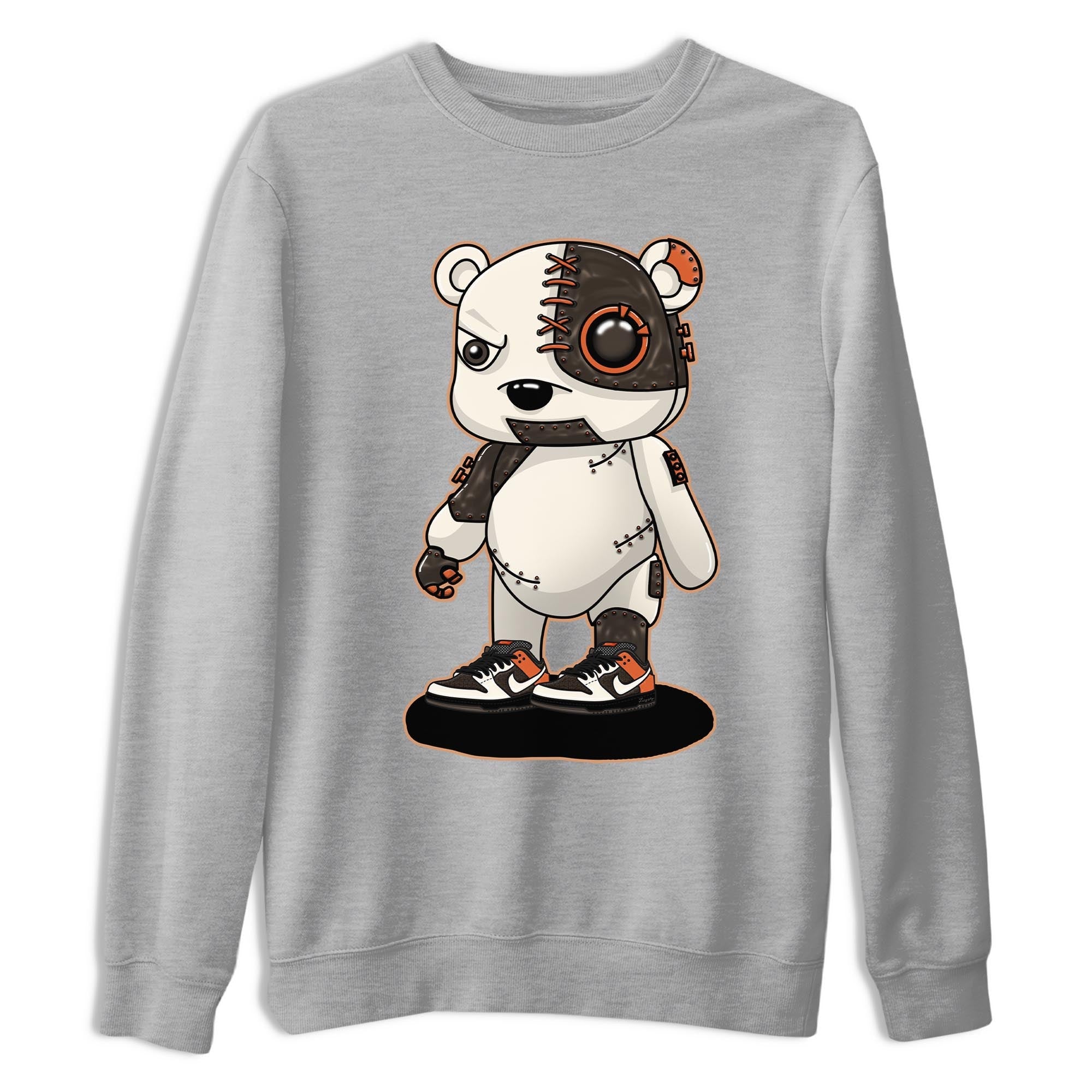 Nike Low Dunk Red Panda shirt to match jordans Cyborg Bear sneaker tees Nike Dunk Red Panda Drip Gear Zone Unisex Streetwear Clothing Heather Grey 2 T-Shirt