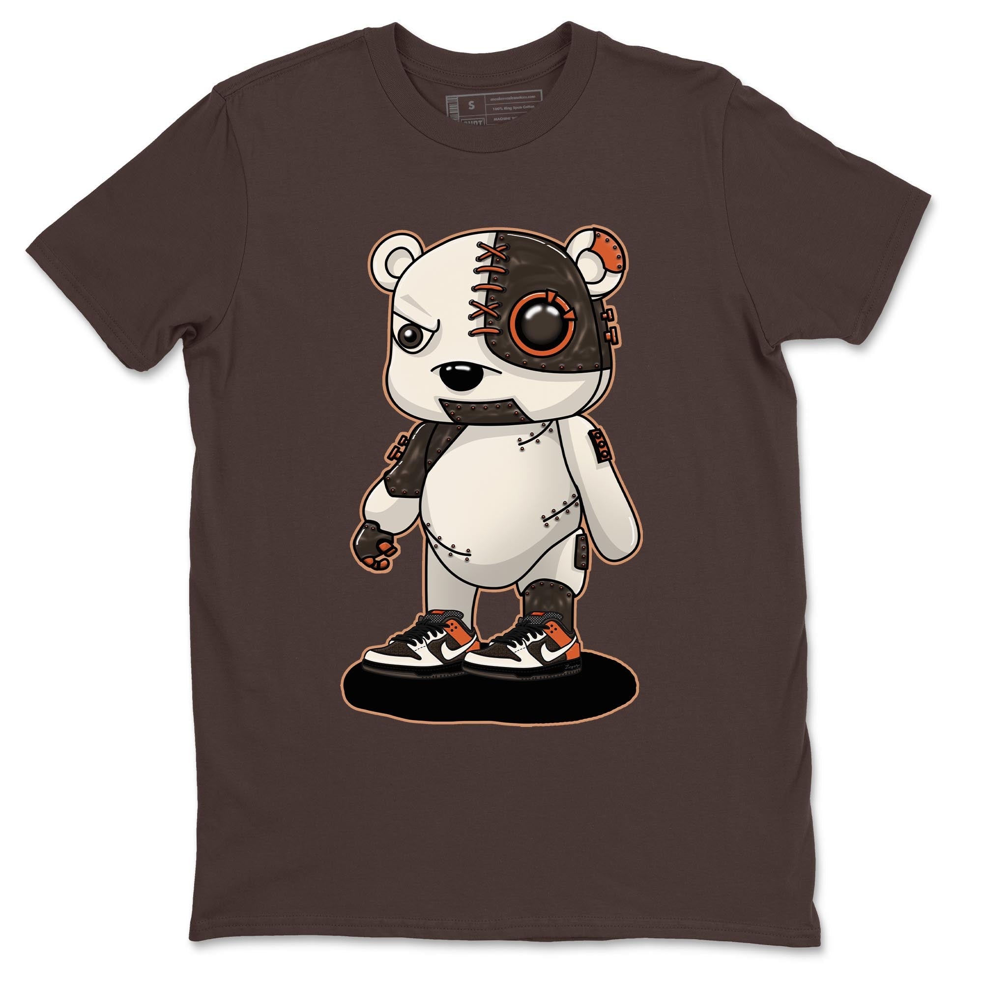 Nike Low Dunk Red Panda shirt to match jordans Cyborg Bear sneaker tees Nike Dunk Red Panda Drip Gear Zone Unisex Streetwear Clothing Dark Chocolate 2 T-Shirt