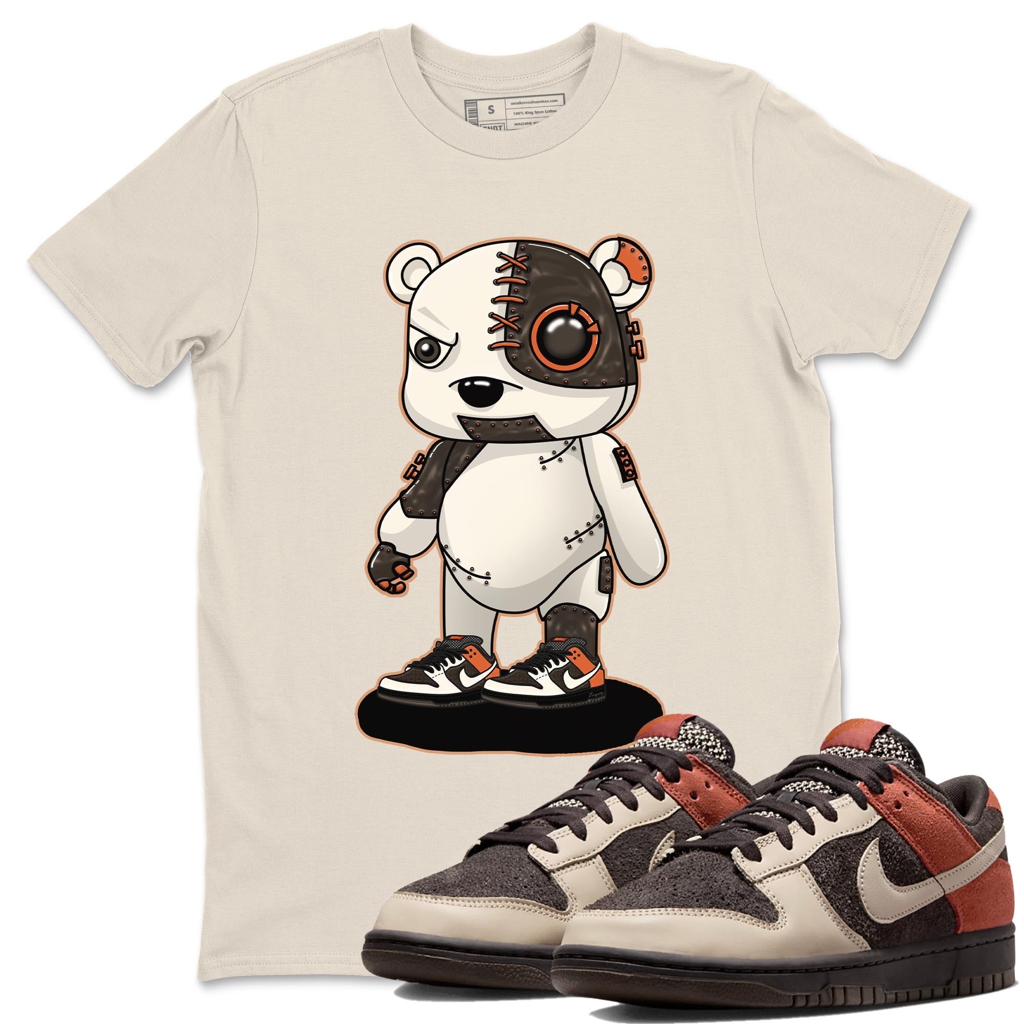 Nike Low Dunk Red Panda shirt to match jordans Cyborg Bear sneaker tees Nike Dunk Red Panda Drip Gear Zone Unisex Streetwear Clothing Natural 1 T-Shirt