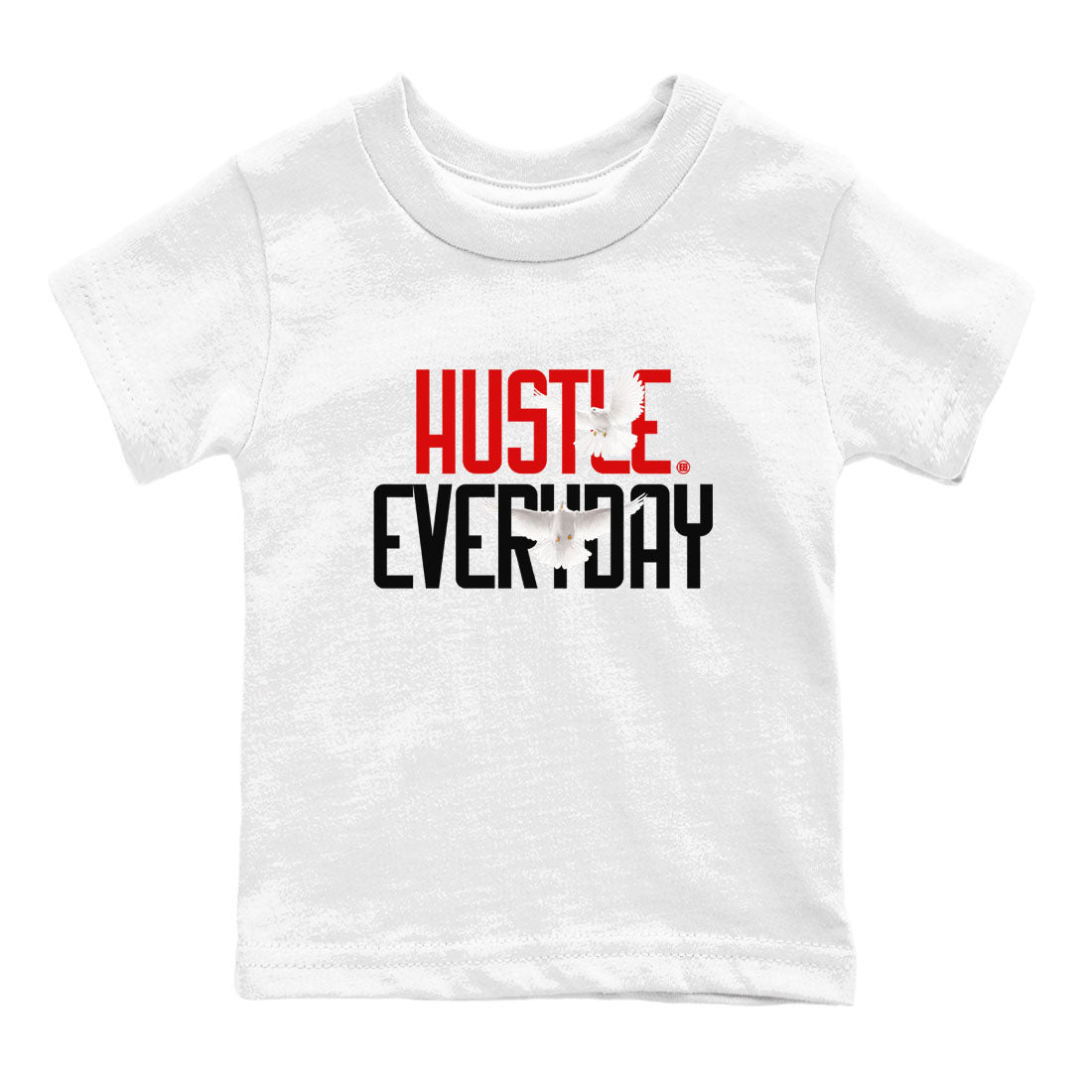 Air Jordan 12 Retro Taxi Flip shirts to match jordans Daily Hustle sneaker match tees 12s Red Taxi Drip Gear Zone baby toddler White 2 cotton Shirt